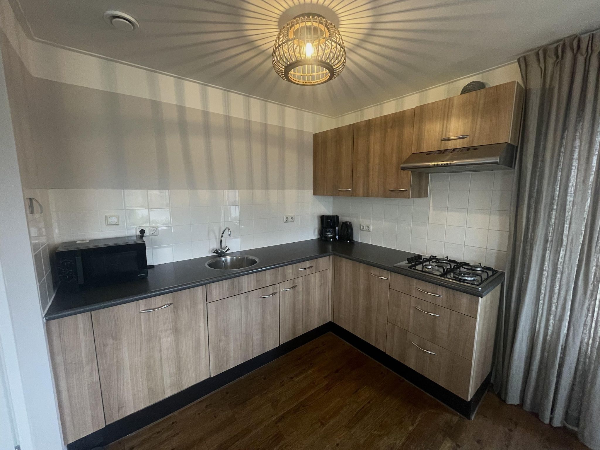 De keuken van Vakantiepark Eigen Wijze 3 in Bant