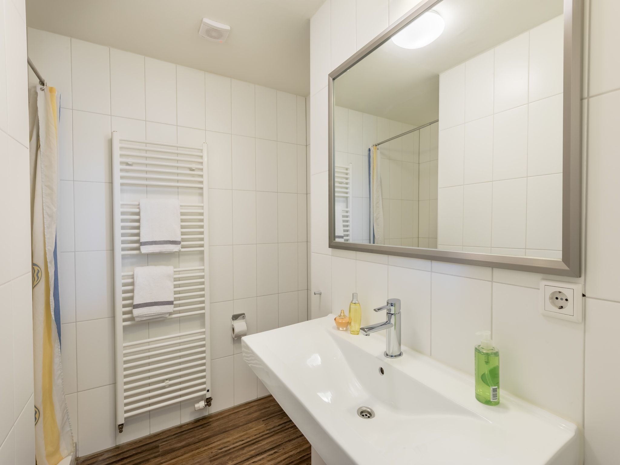 De badkamer van Résidence Klein Vink 3 in Arcen