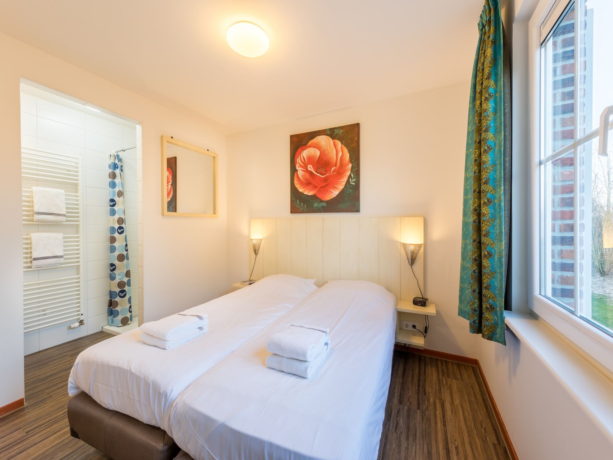 Een slaapkamer van Résidence Klein Vink 4 in Arcen