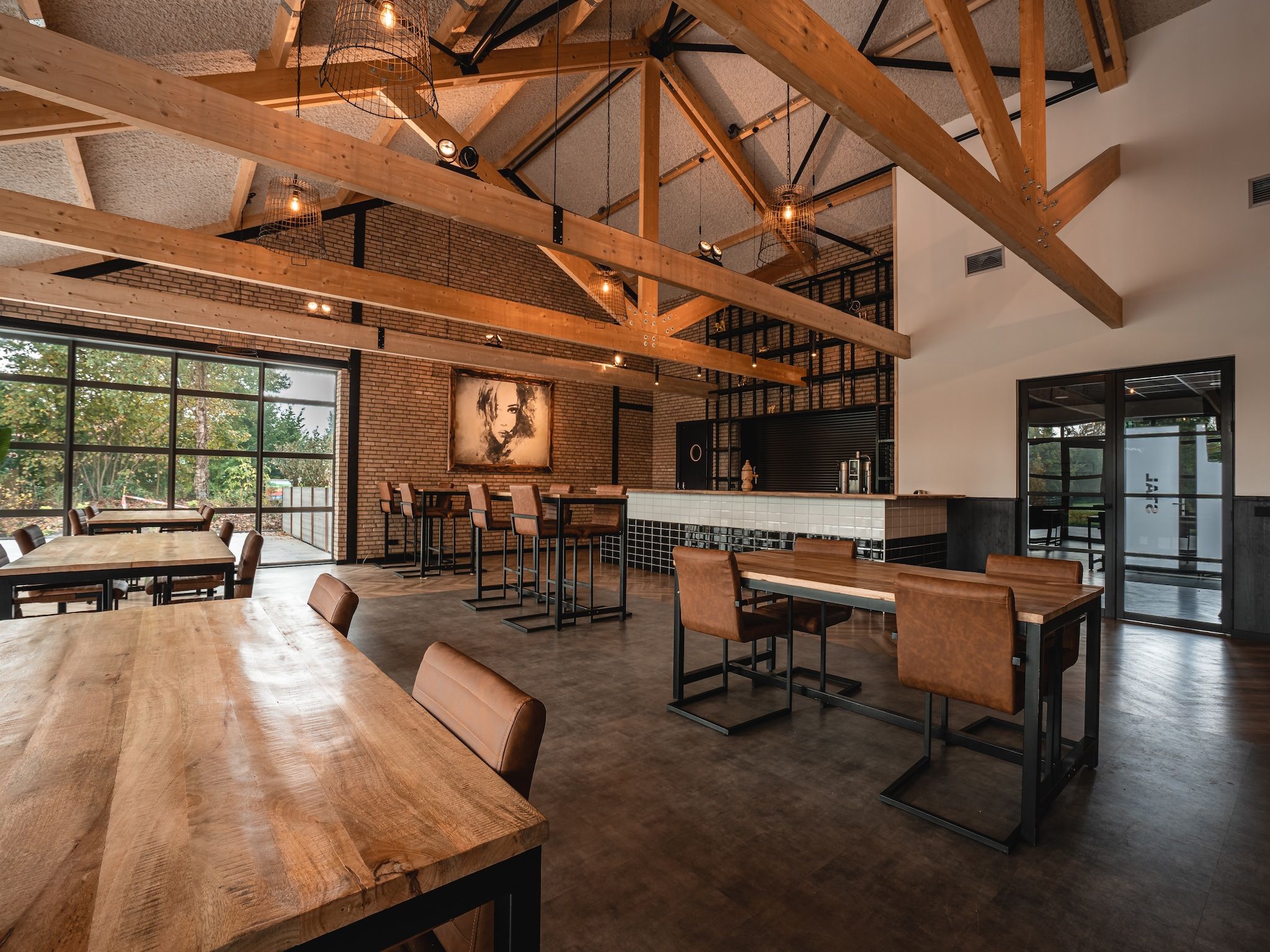 De woonkamer van Vakantiepark Eigen Wijze 2 in Bant