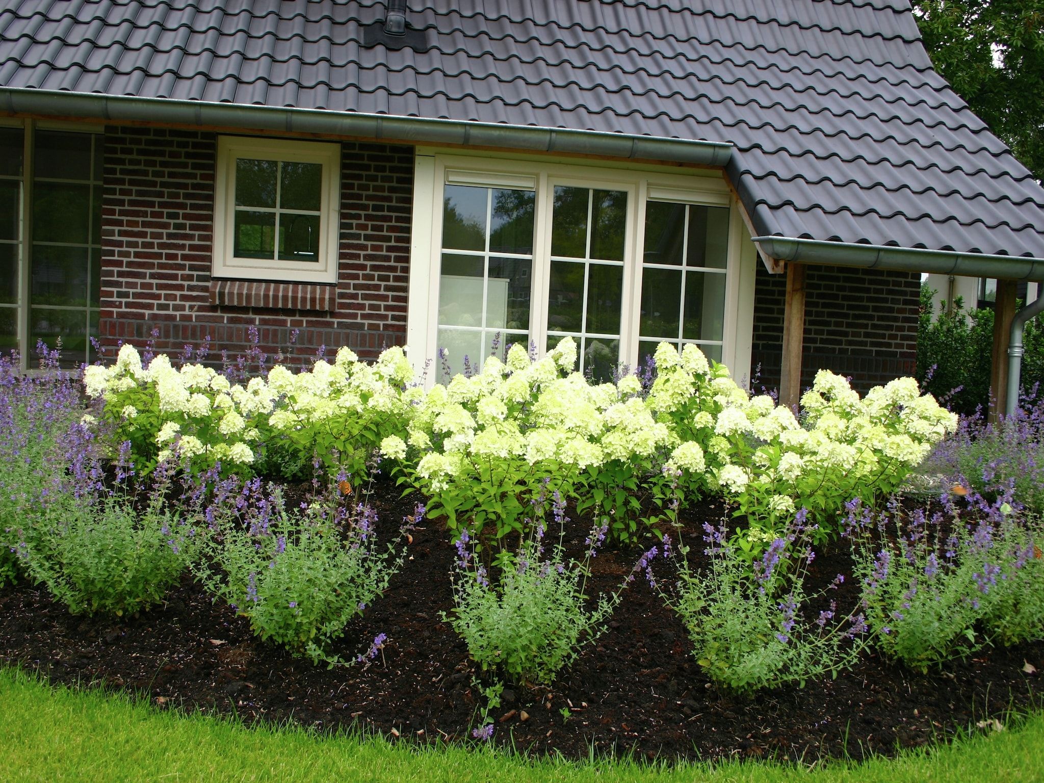 De tuin van Hof van Salland 3 in Hellendoorn