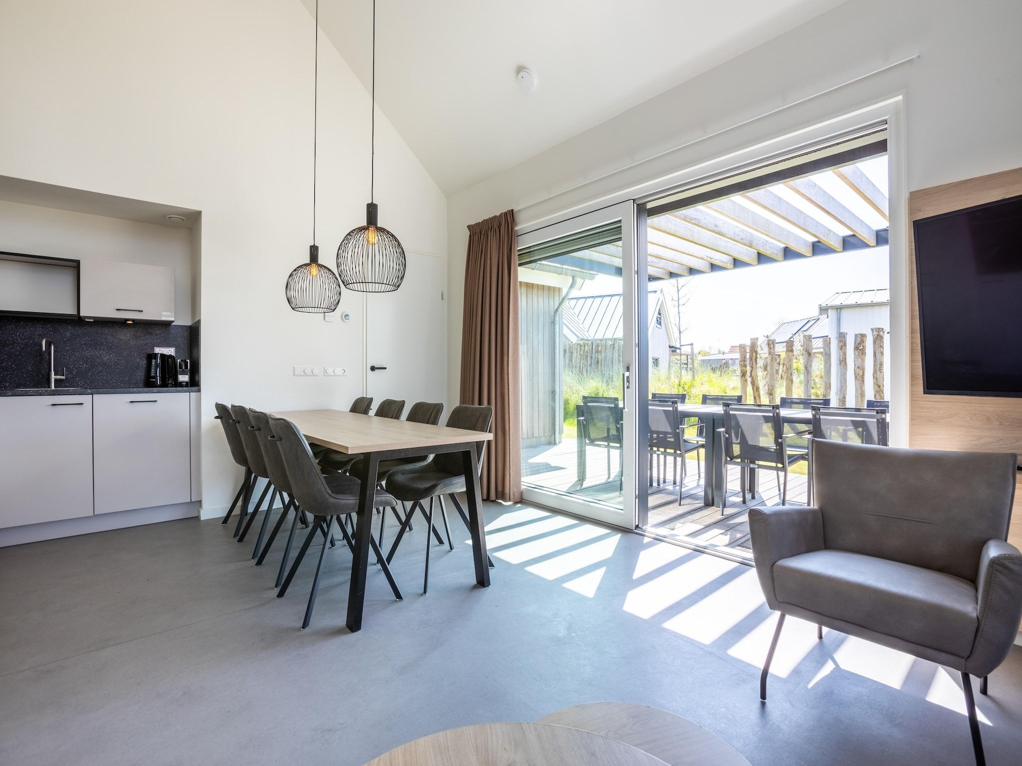 Parkfaciliteiten bij Vakantiepark Boomhiemke 9 in Hollum