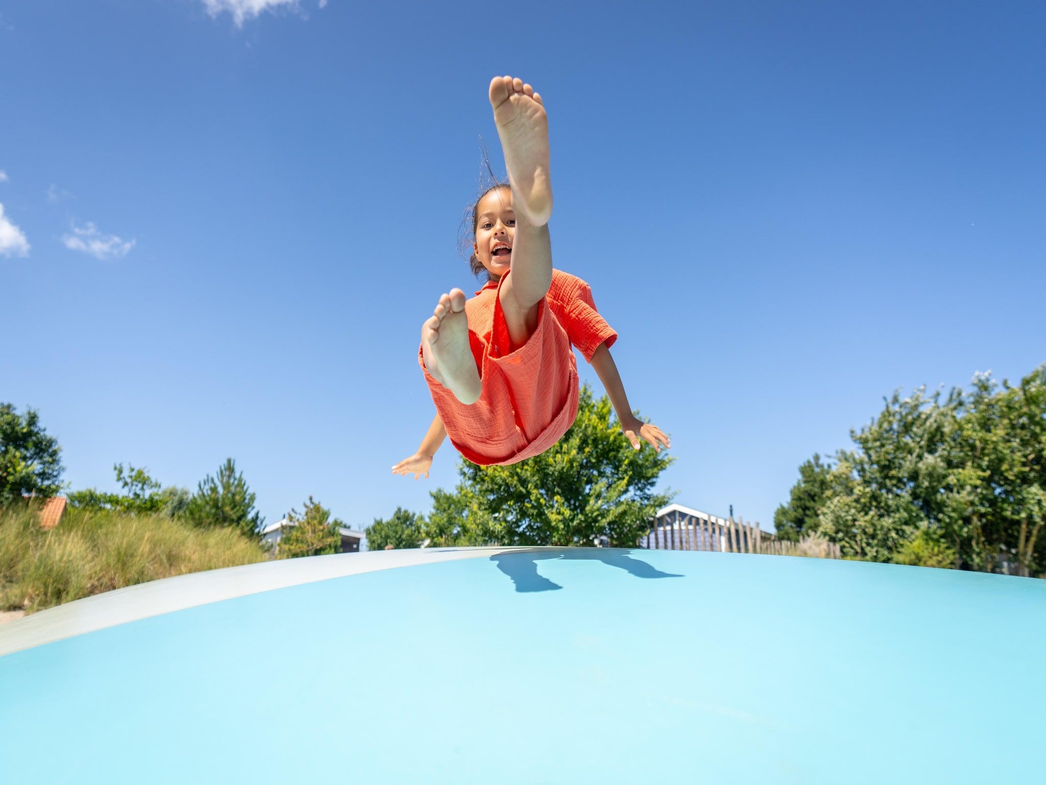 Parkfaciliteiten bij Vakantiepark Boomhiemke 10 in Hollum