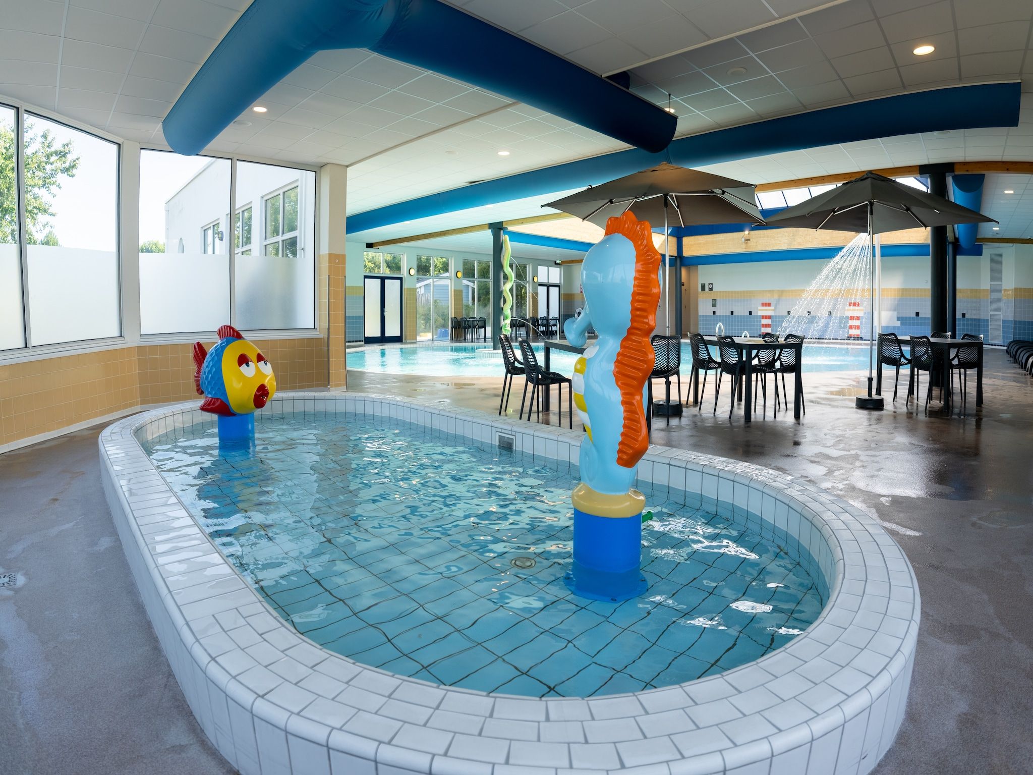 Parkfaciliteiten bij Vakantiepark Boomhiemke 8 in Hollum