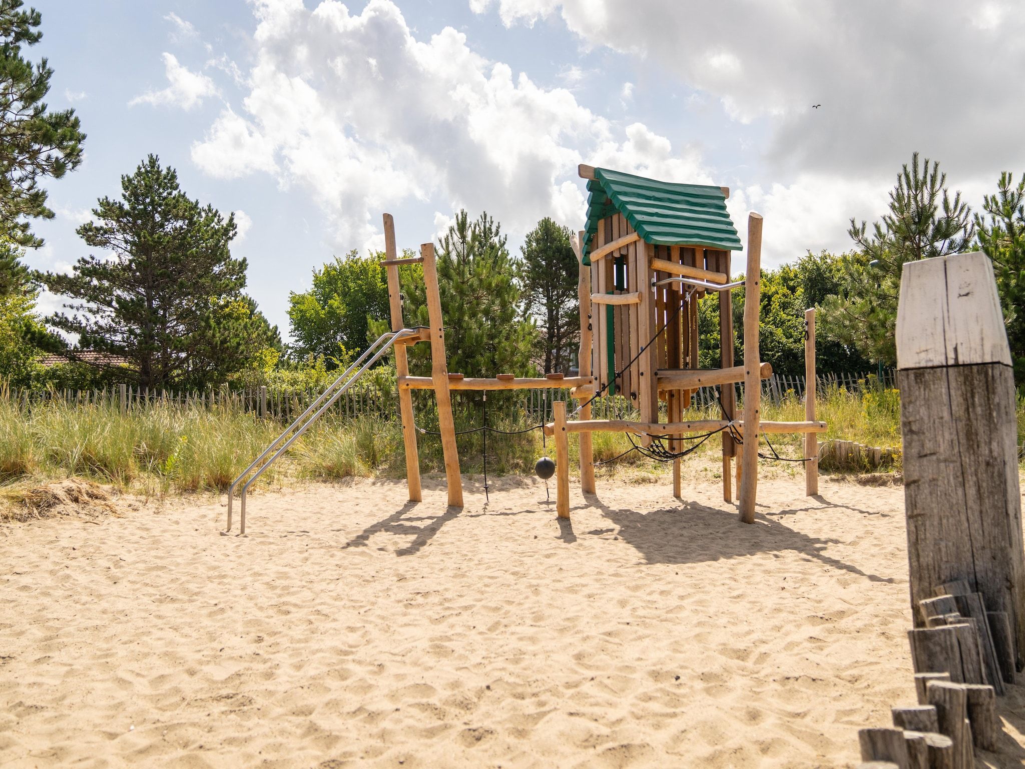 Parkfaciliteiten bij Vakantiepark Boomhiemke 1 in Hollum