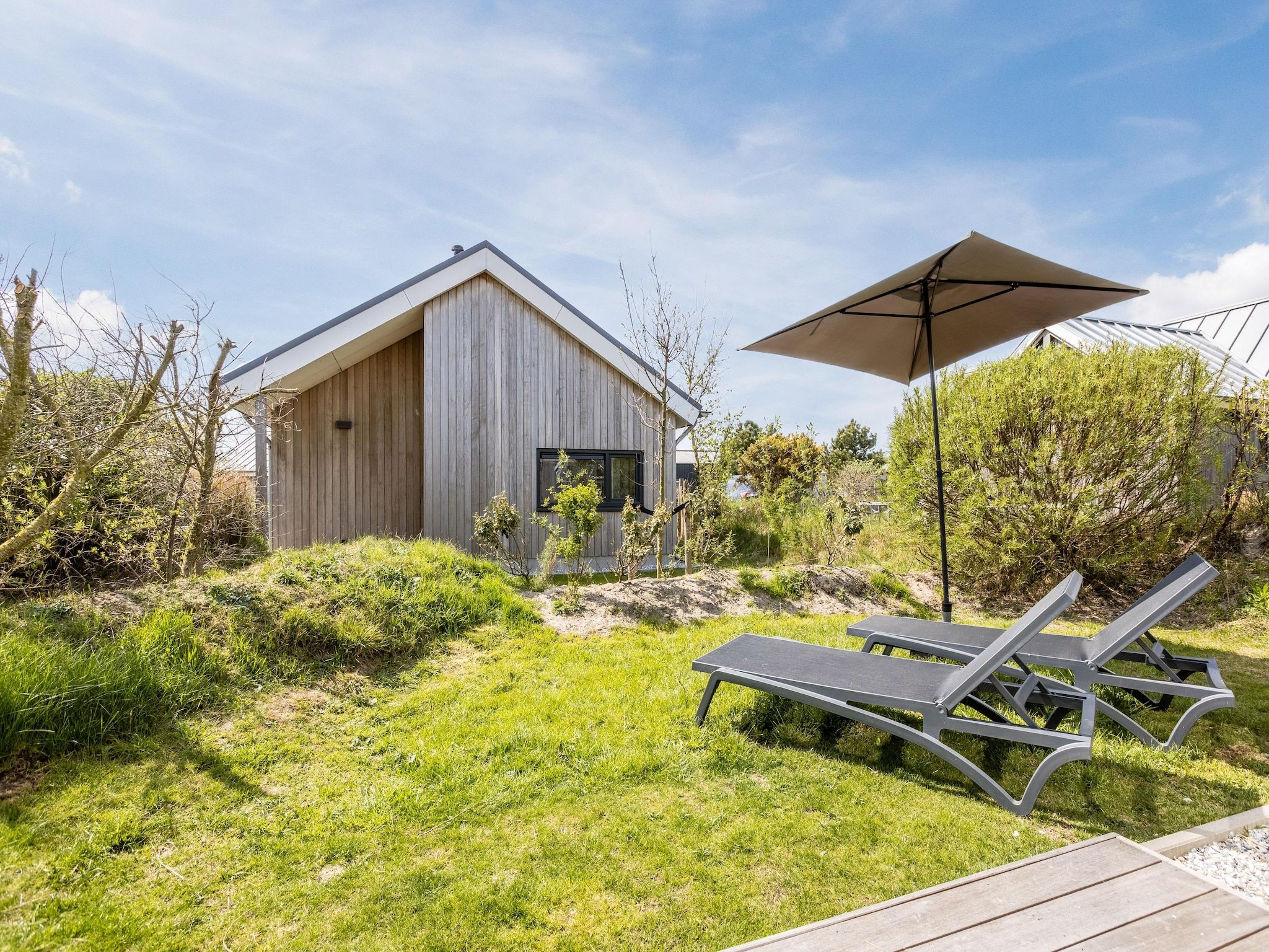 Parkfaciliteiten bij Vakantiepark Boomhiemke 1 in Hollum