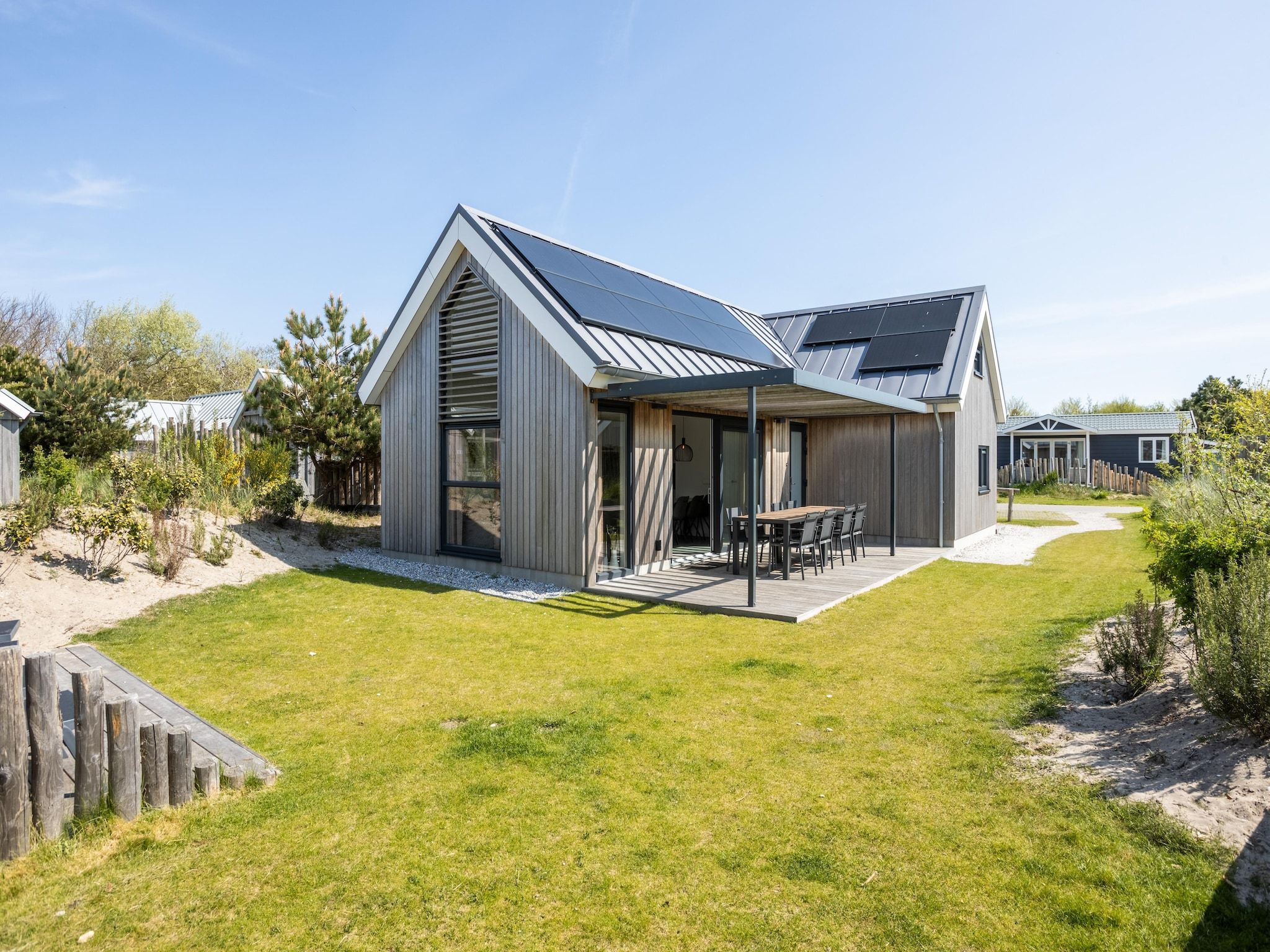 Parkfaciliteiten bij Vakantiepark Boomhiemke 1 in Hollum