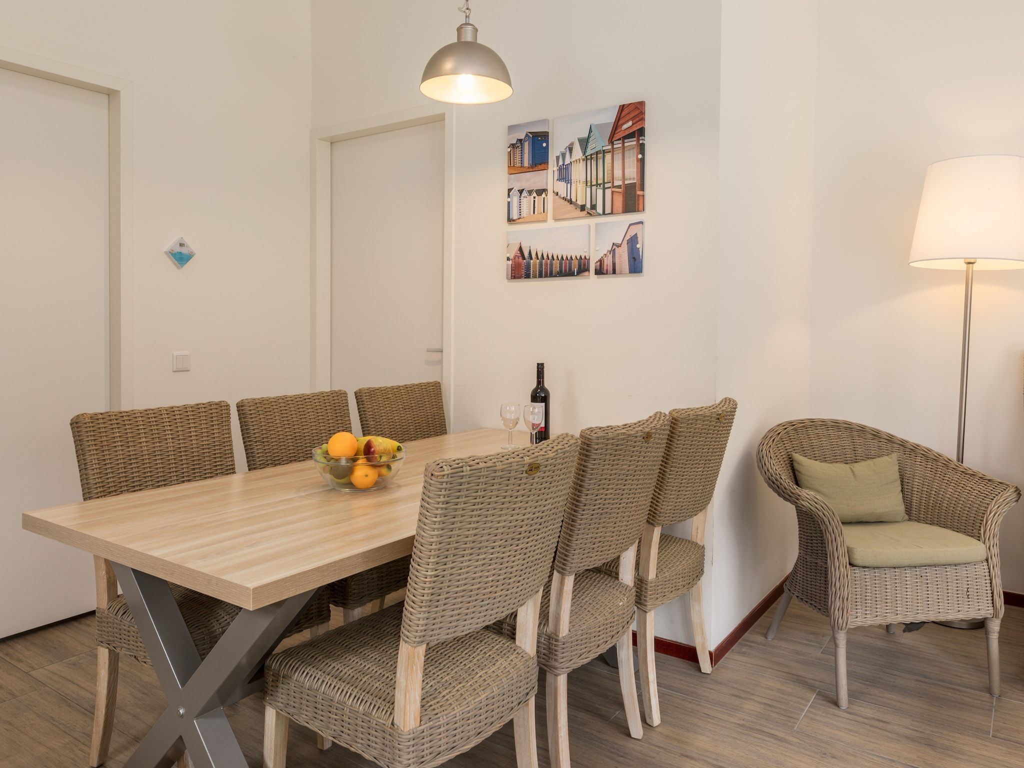 De eetkamer van Kustpark Texel 4 in De Koog