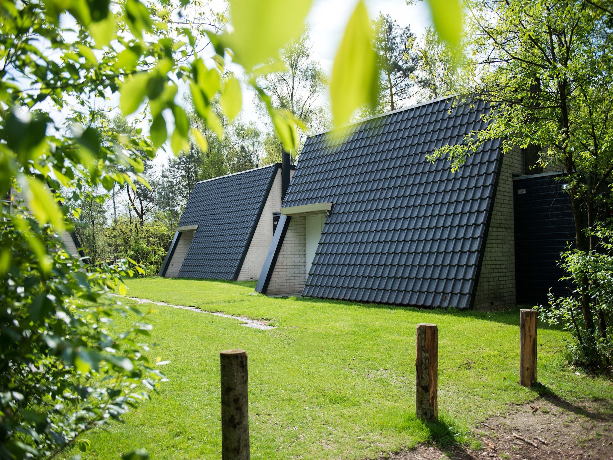 De buitenkant van Bungalowpark Hoenderloo 5 in Hoenderloo