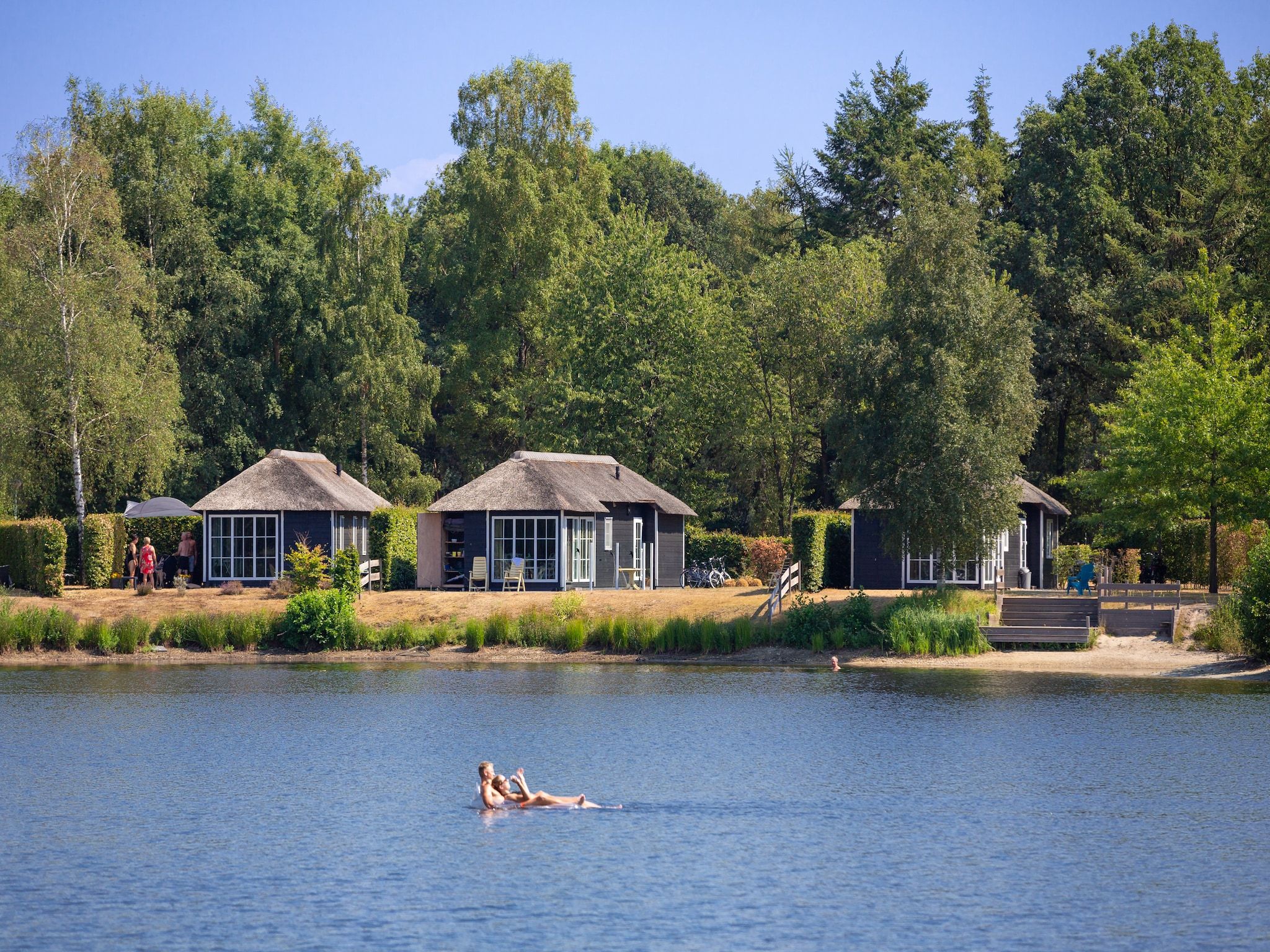 Parkfaciliteiten bij Recreatiepark Tolplas 15 in Hoge Hexel