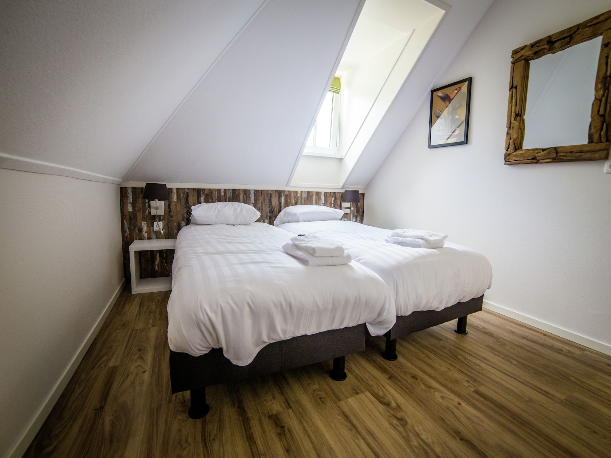 Een slaapkamer van Resort Maastricht 3 in Maastricht