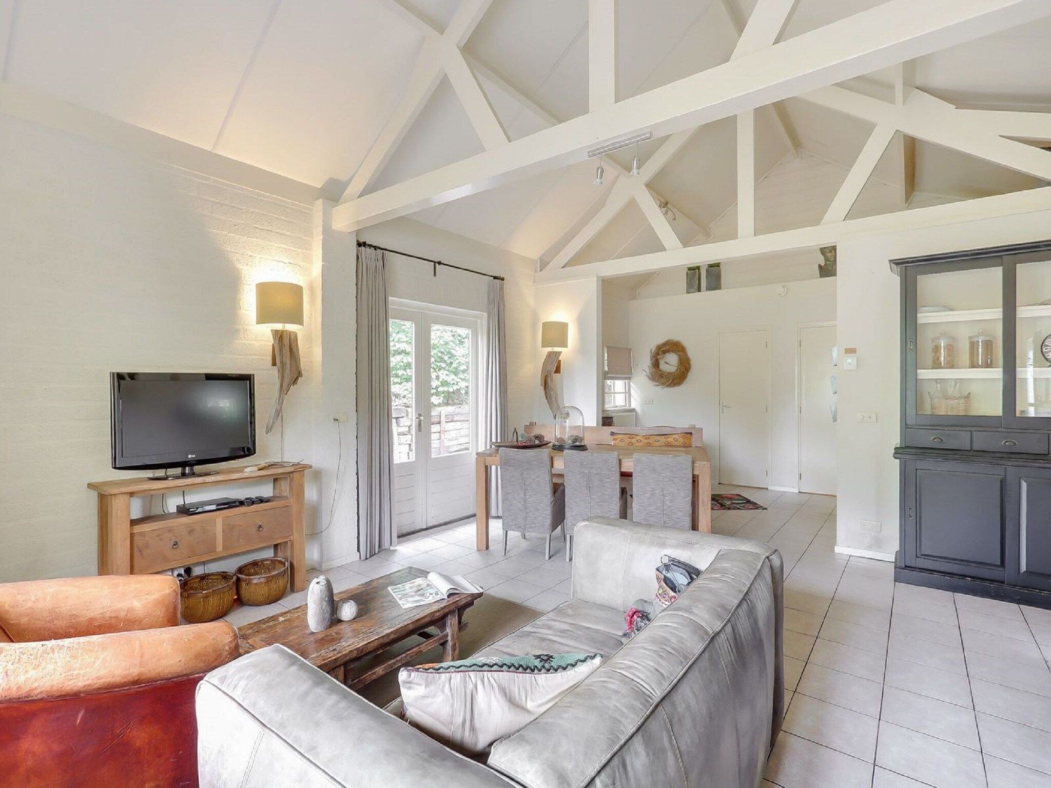 De woonkamer van Vakantiepark Sandberghe 3 in Uden