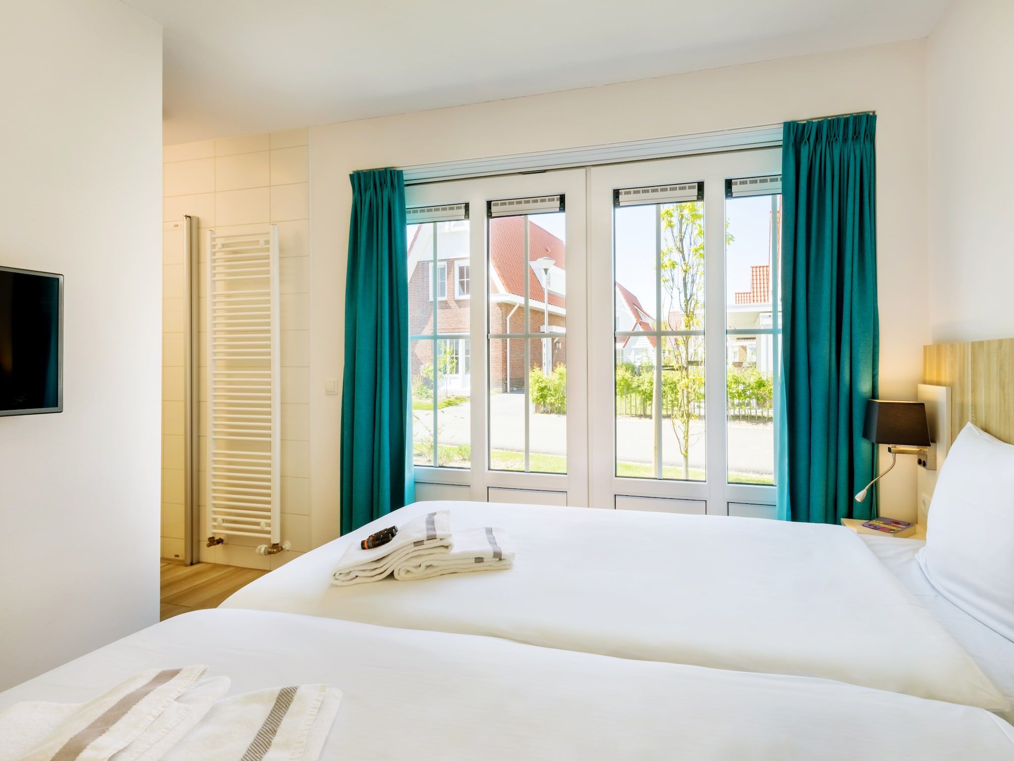 Een slaapkamer van Noordzee Résidence Dishoek 2 in Koudekerke