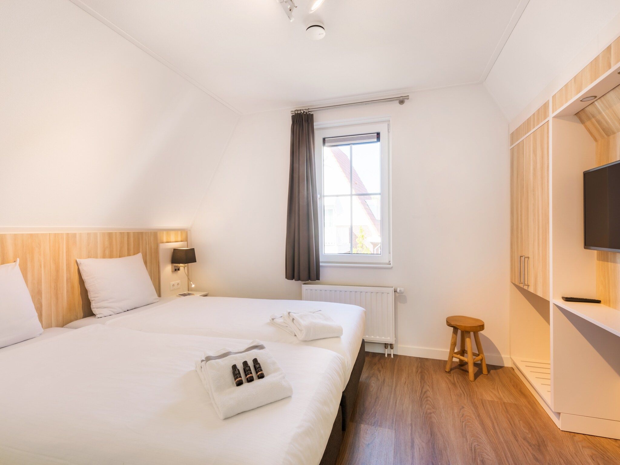 Een slaapkamer van Noordzee Résidence Dishoek 3 in Koudekerke