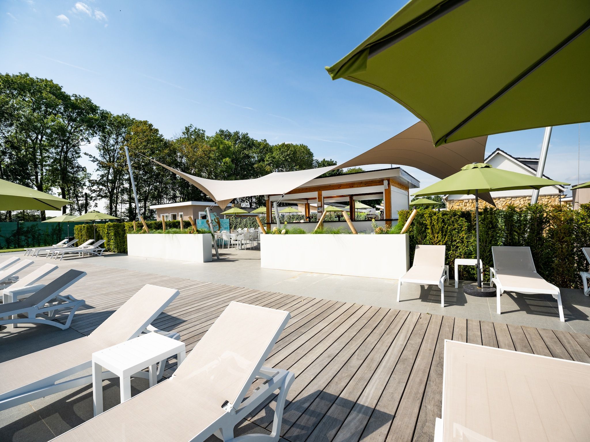Parkfaciliteiten bij Resort Mooi Bemelen 2 in Bemelen