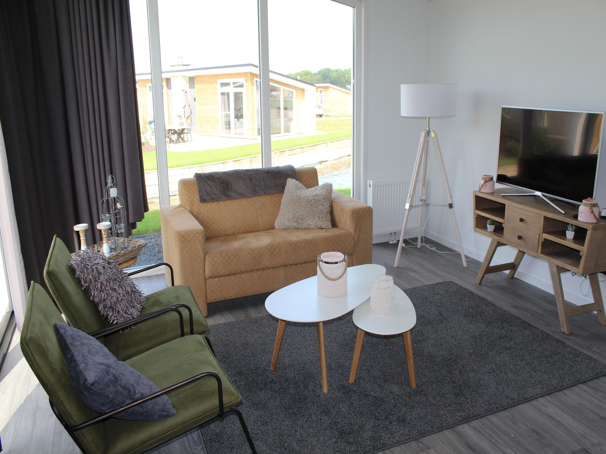 De woonkamer van Resort Mooi Bemelen 2 in Bemelen