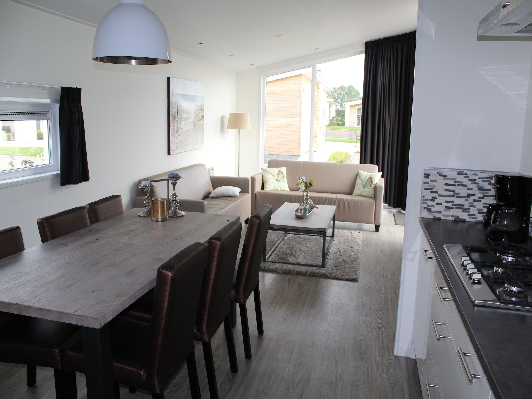 De eetkamer van Resort Mooi Bemelen 4 in Bemelen