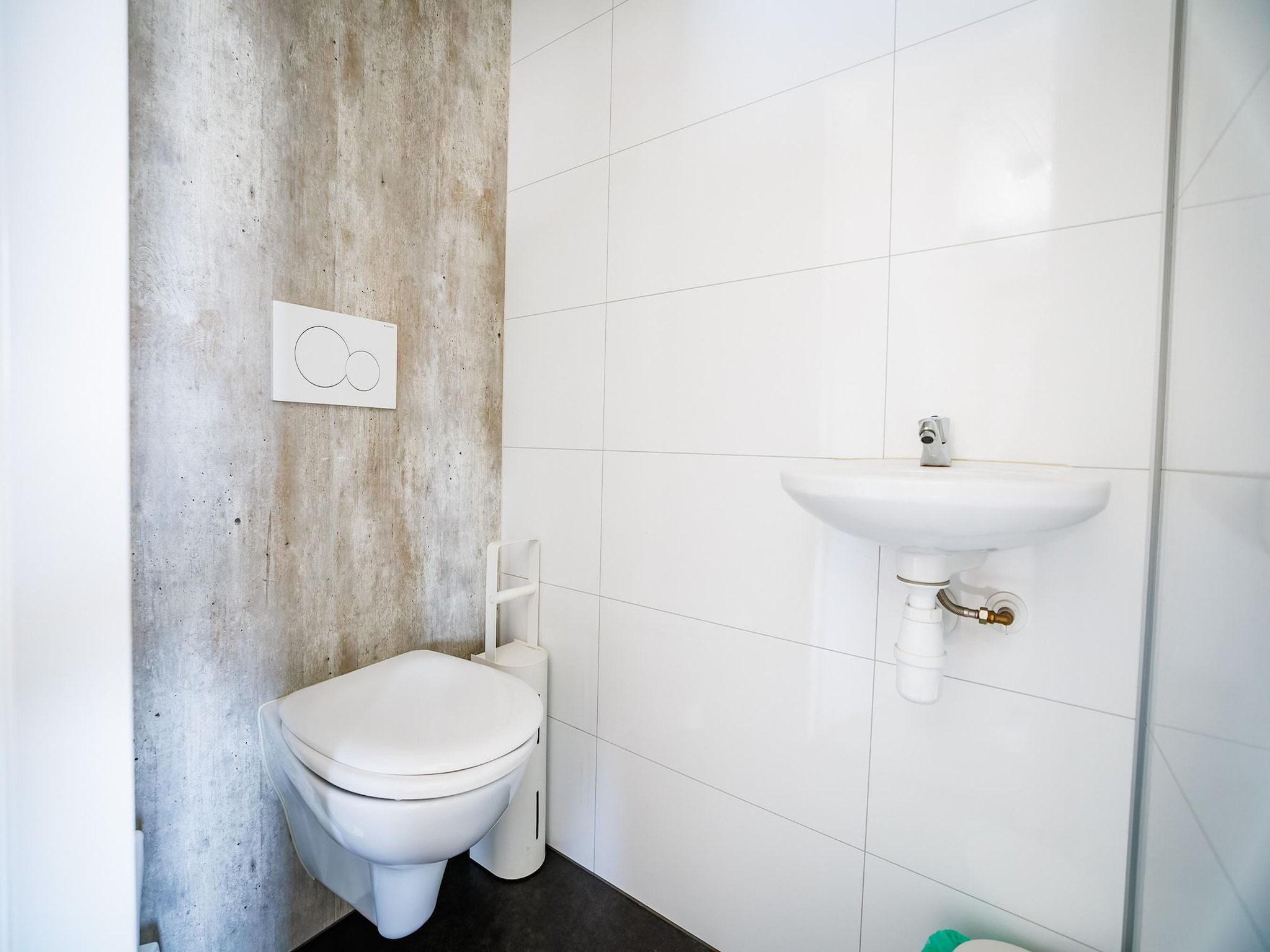 De badkamer van Vakantiepark Eiland van Maurik 2 in Maurik