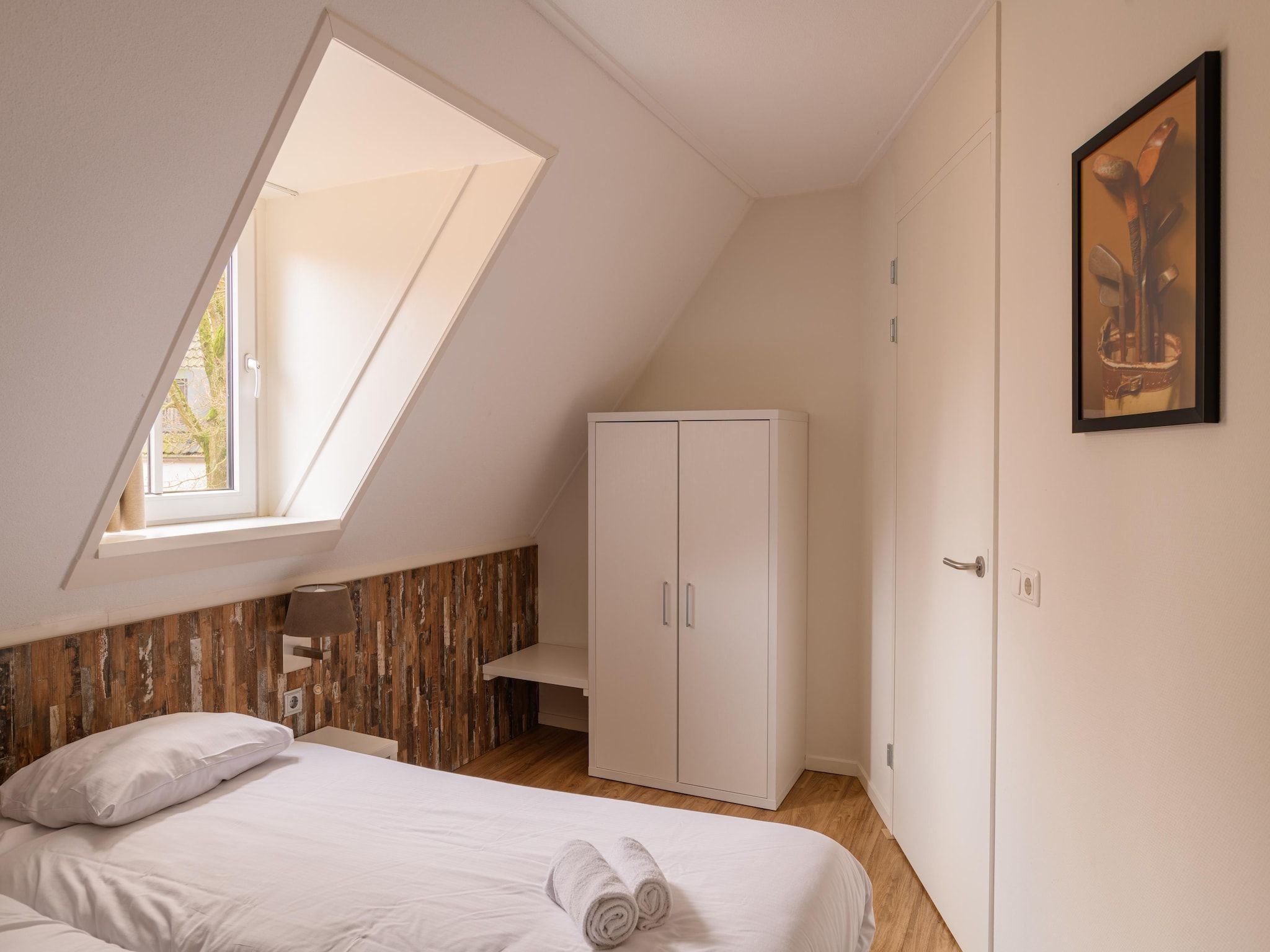 Een slaapkamer van Resort Maastricht 5 in Maastricht