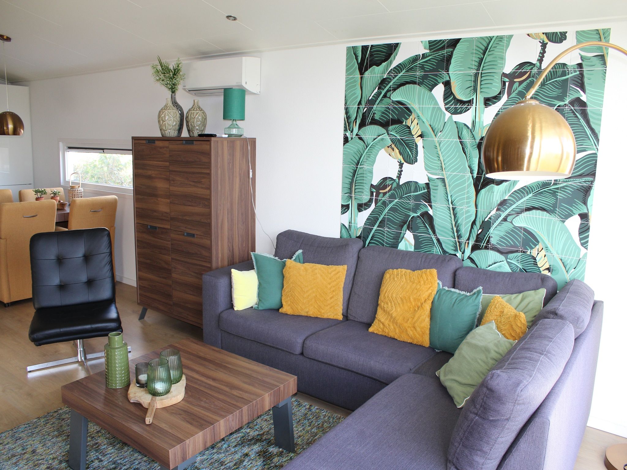 De woonkamer van Resort Mooi Bemelen 5 in Bemelen