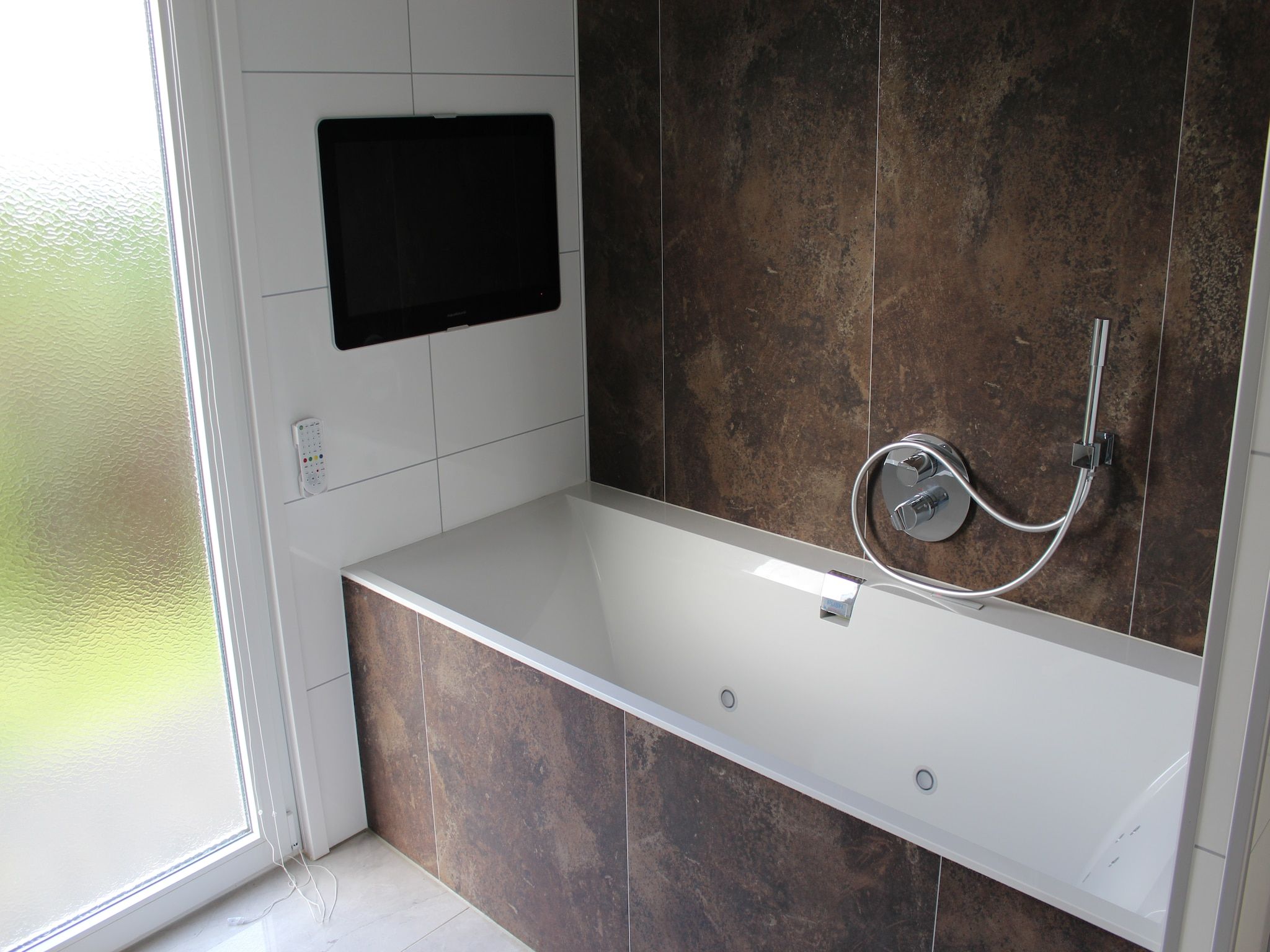 De badkamer van Resort Mooi Bemelen 5 in Bemelen