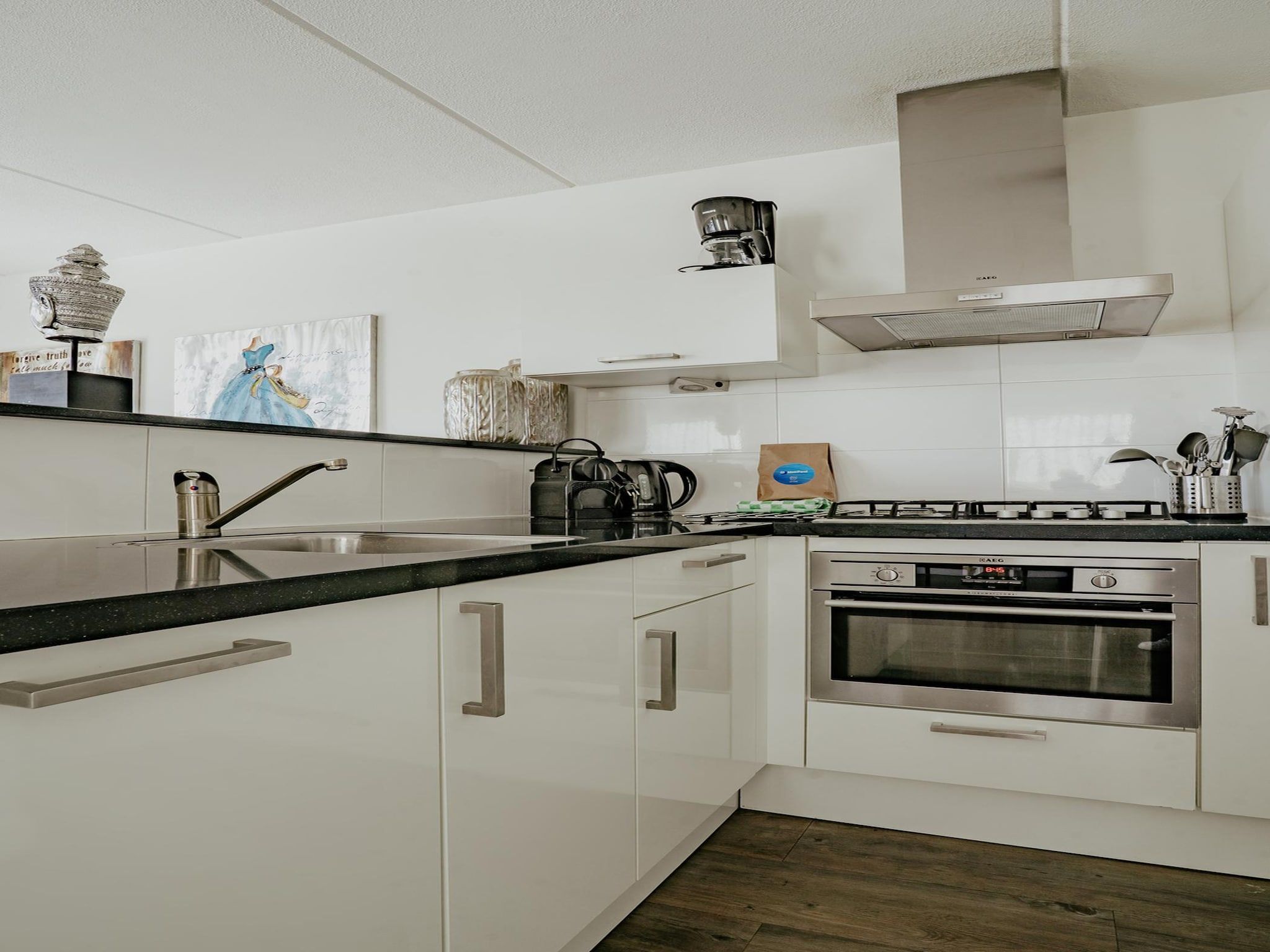 De keuken van Waterpark de Meerparel 8 in Uitgeest