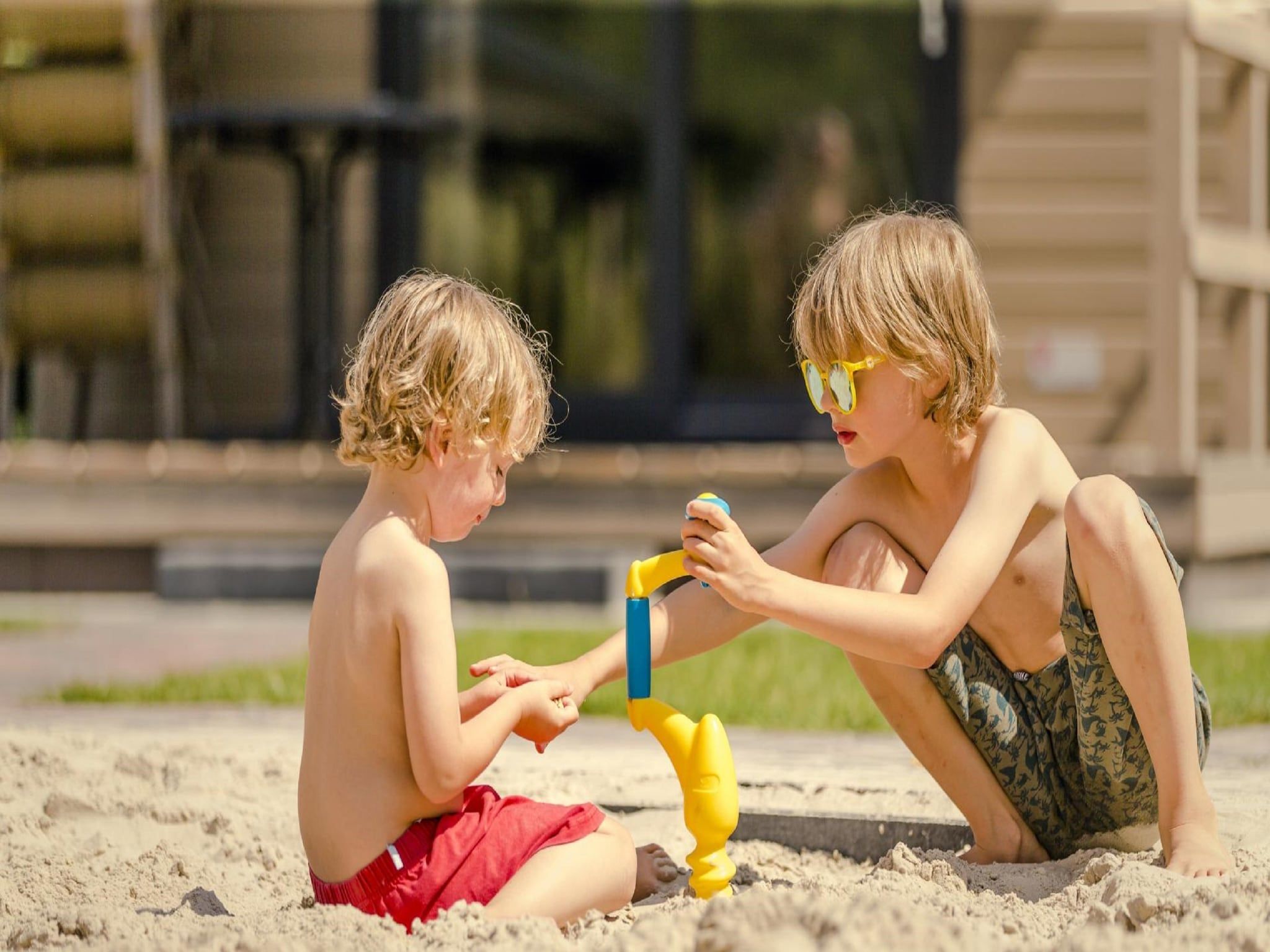 Parkfaciliteiten bij Vakantiepark Mölke 10 in Zuna