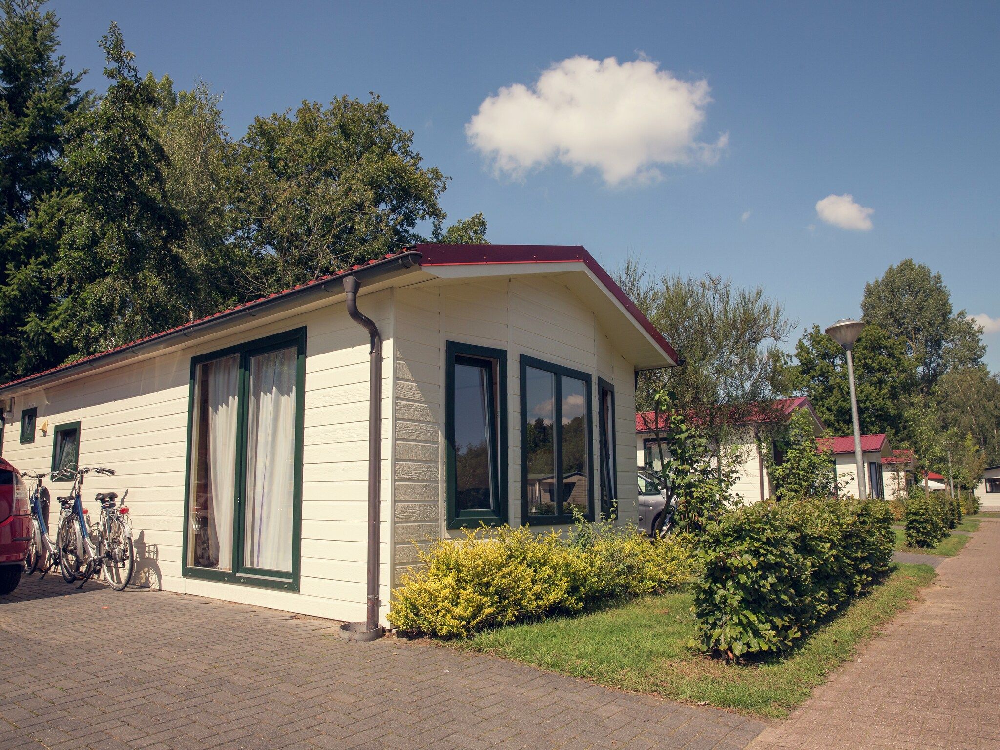 De buitenkant van Vakantiepark Mölke 11 in Zuna