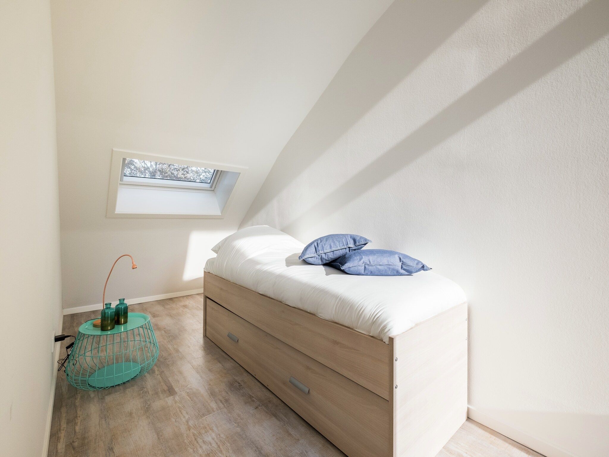 Een slaapkamer van Noordzee Resort Vlissingen 1 in Vlissingen