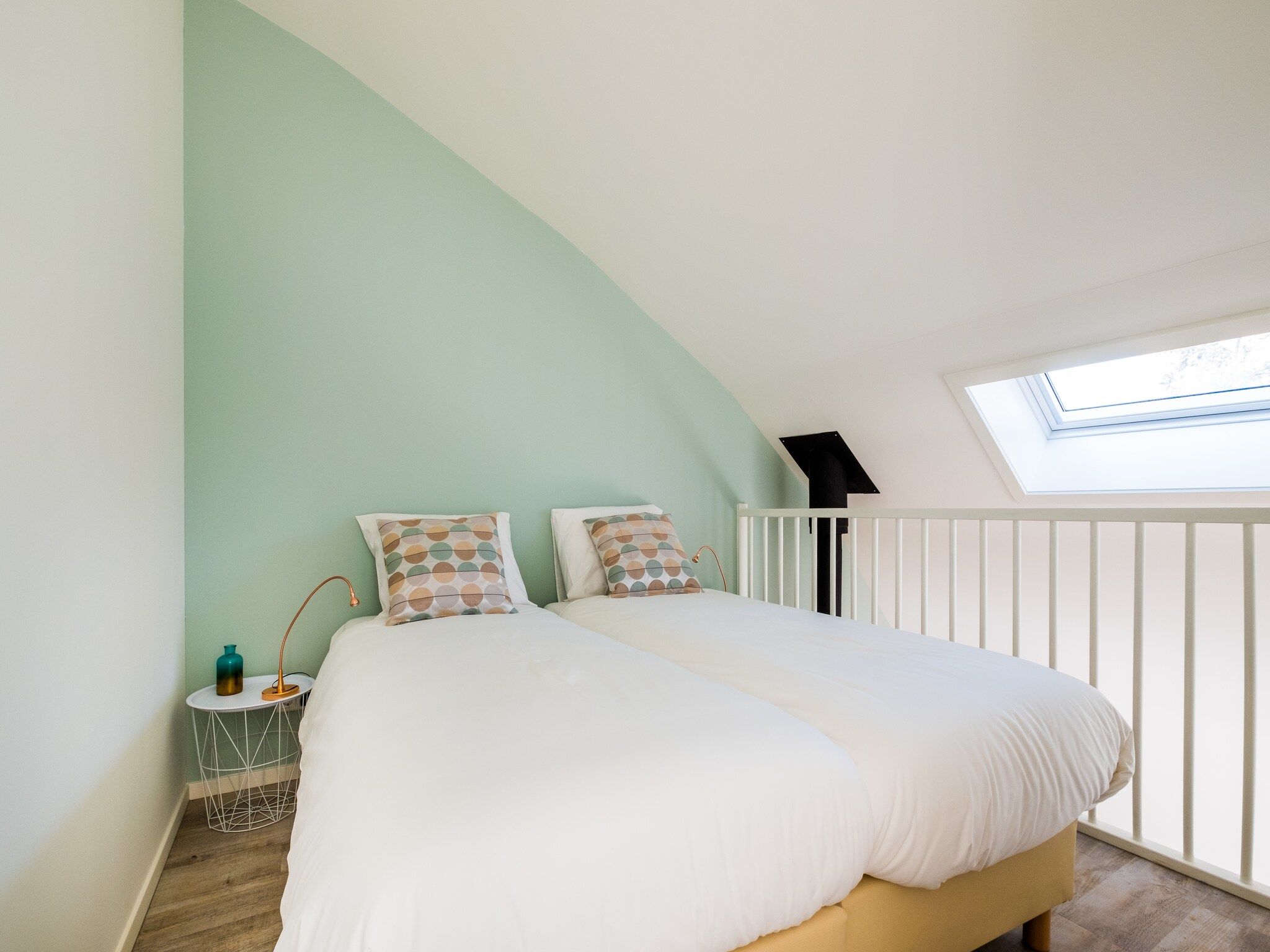 Een slaapkamer van Noordzee Resort Vlissingen 1 in Vlissingen