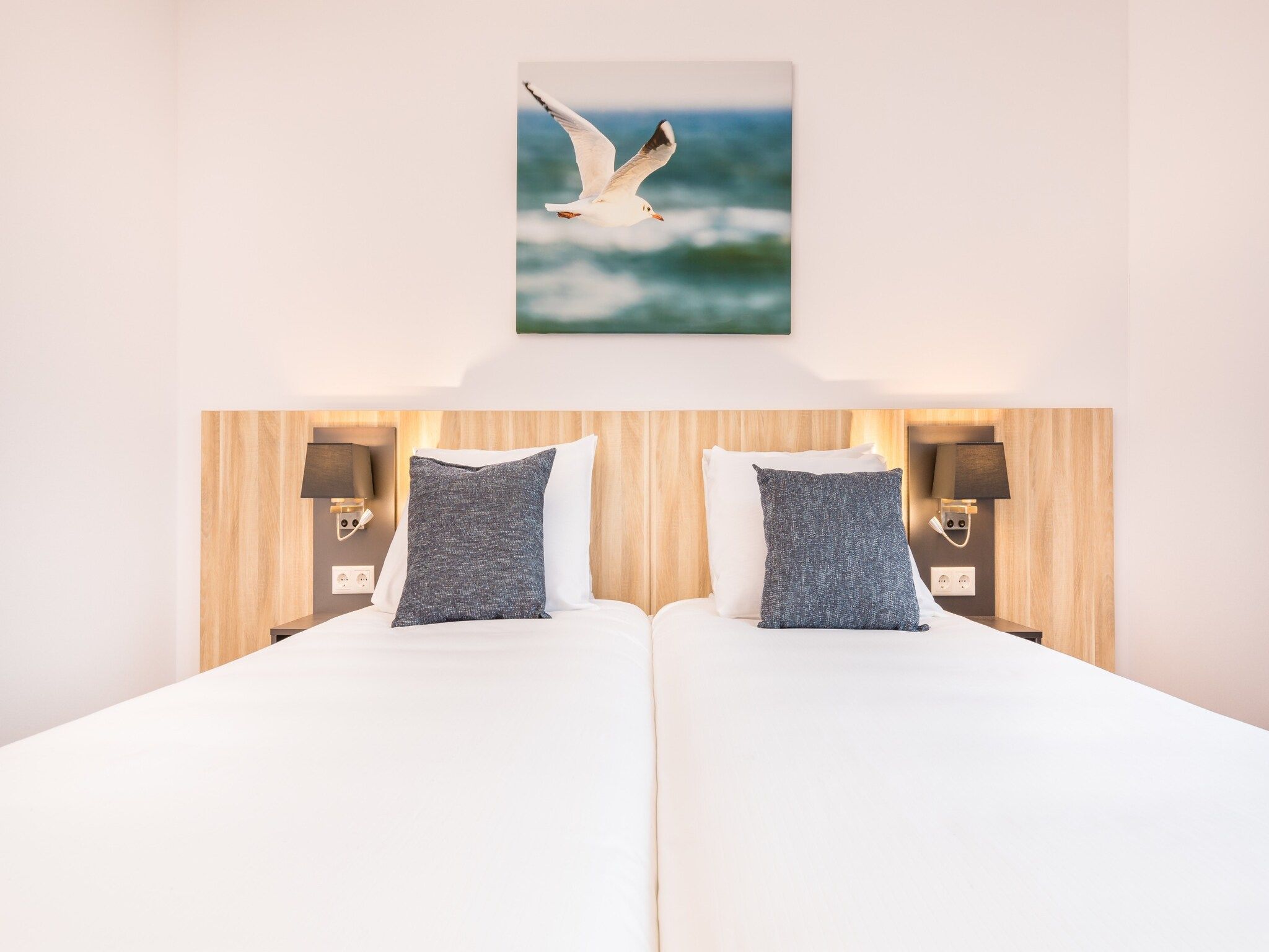 Een slaapkamer van Noordzee Résidence Dishoek 6 in Koudekerke