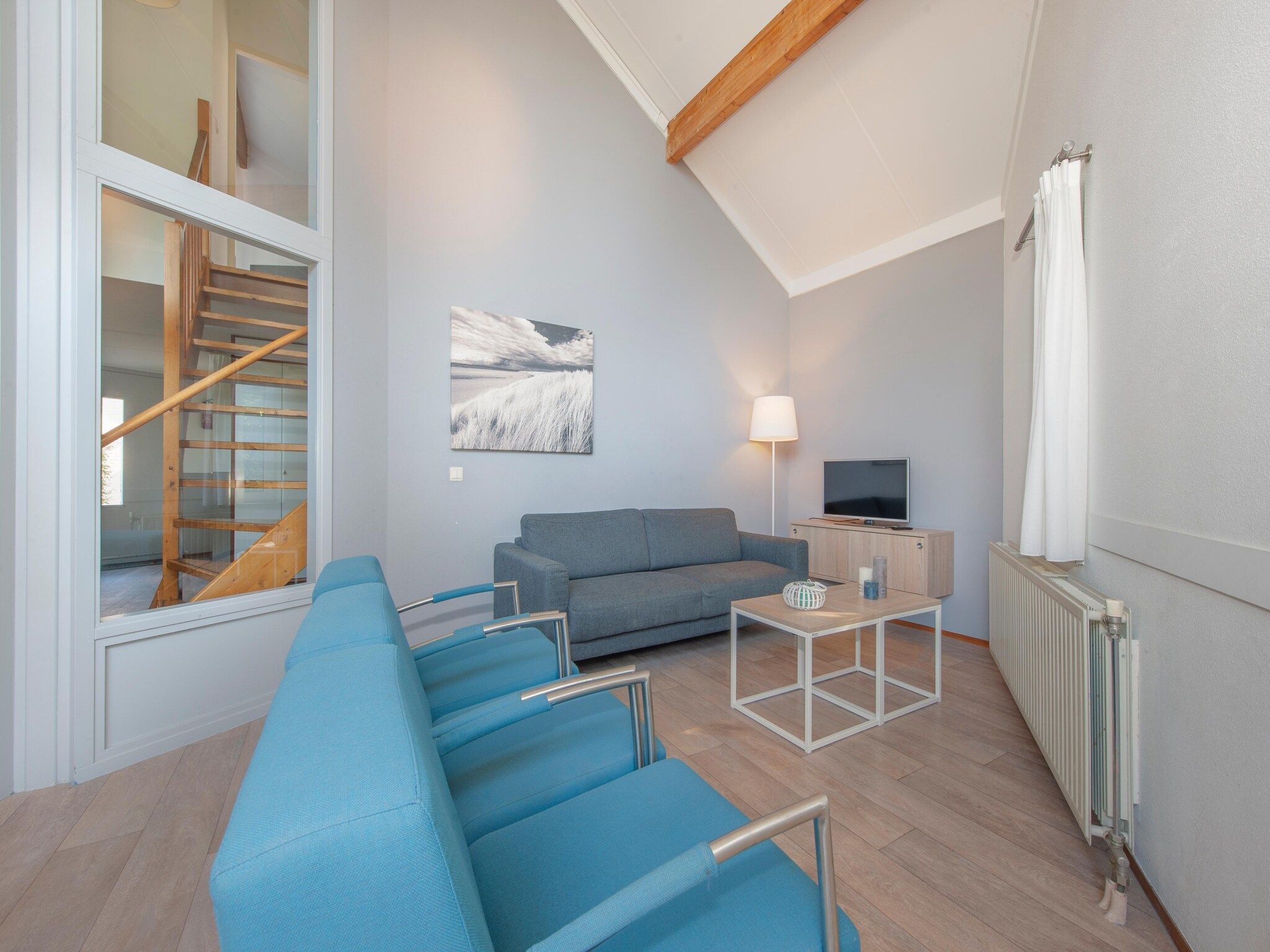 De woonkamer van Vakantiepark Hof Domburg 10 in Domburg