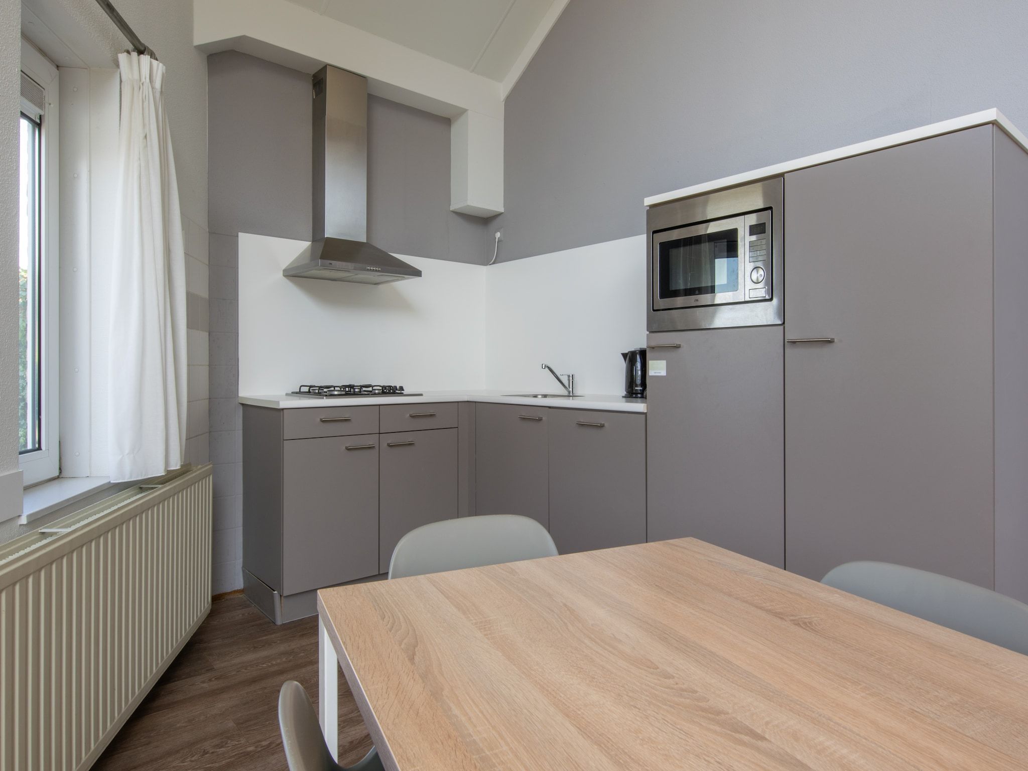 De keuken van Vakantiepark Hof Domburg 10 in Domburg