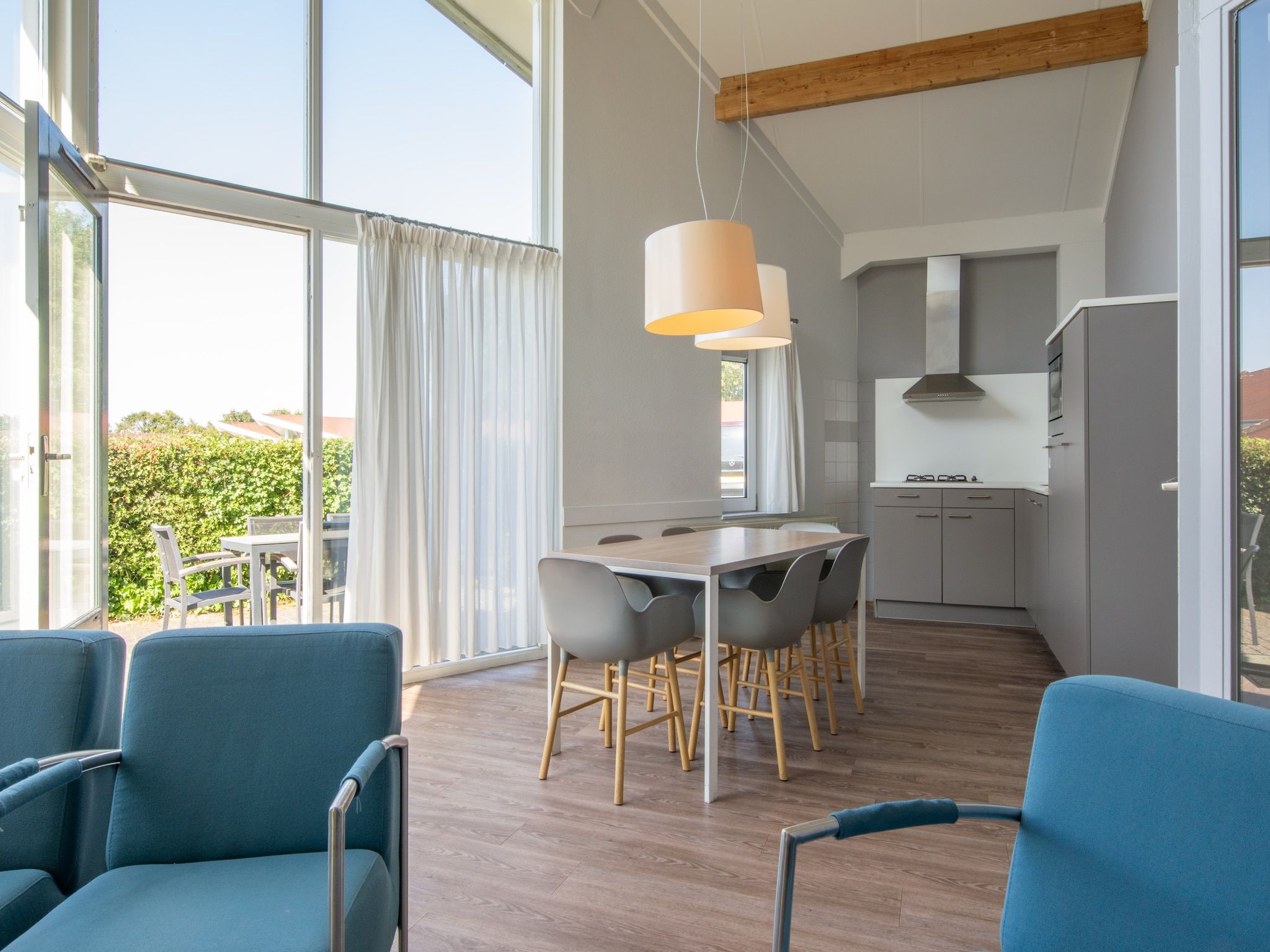 De keuken van Vakantiepark Hof Domburg 10 in Domburg