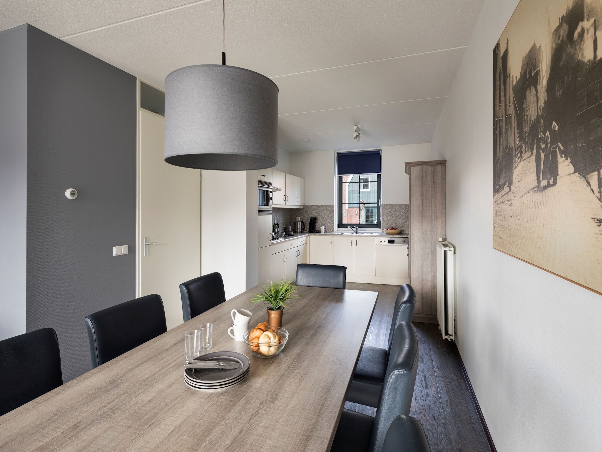 De woonkamer van Marinapark Volendam 4 in Volendam