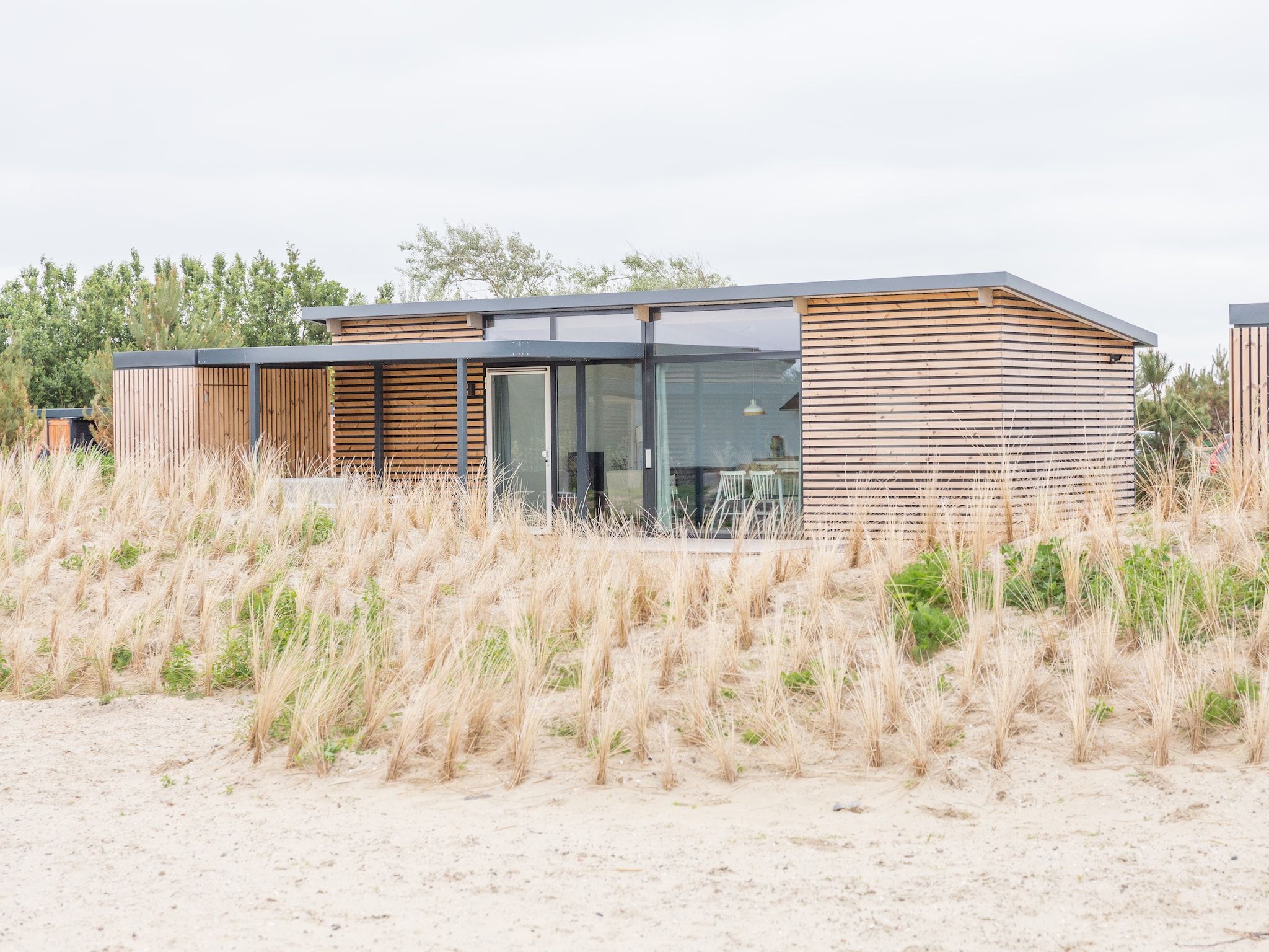 De buitenkant van Sea Lodges Ameland 3 in Hollum