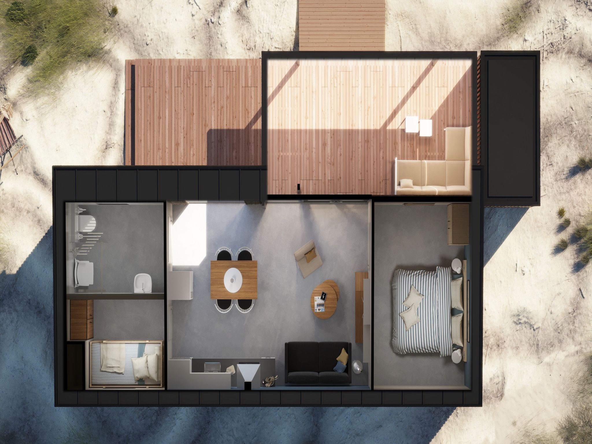 Voorzieningen bij Sea Lodges Ameland 4 in Hollum