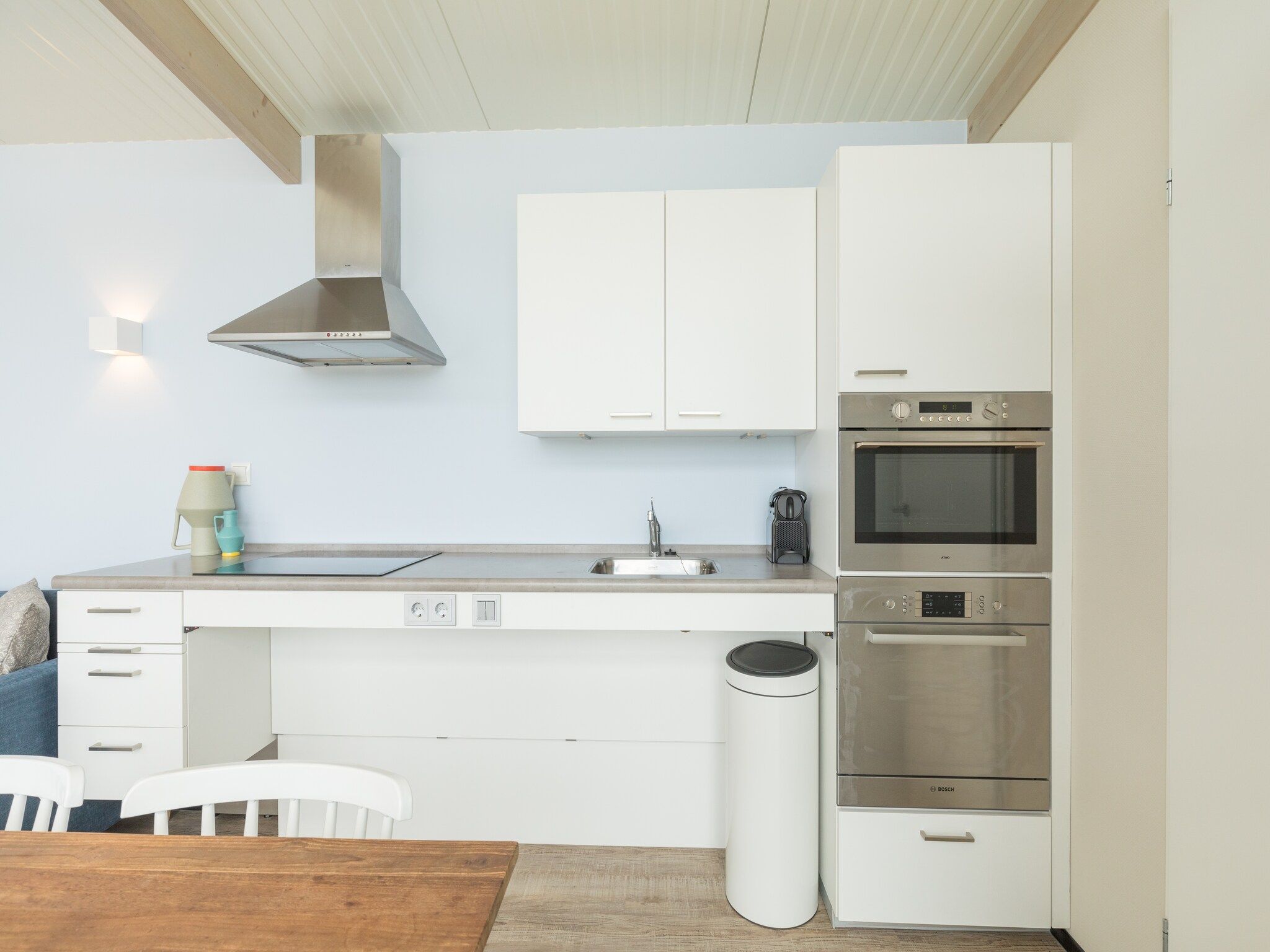 De keuken van Sea Lodges Ameland 4 in Hollum