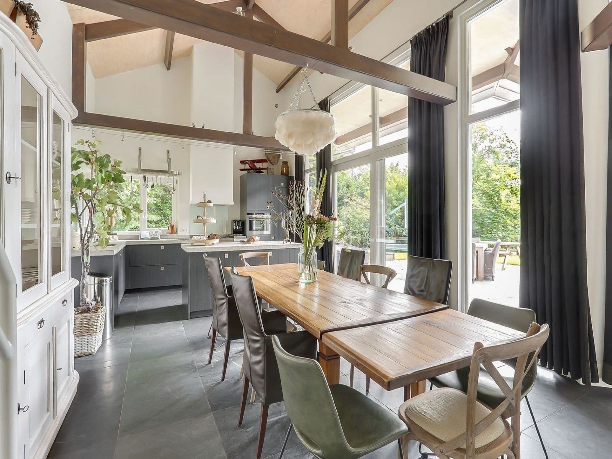 De keuken van Vakantiepark Sandberghe 7 in Uden