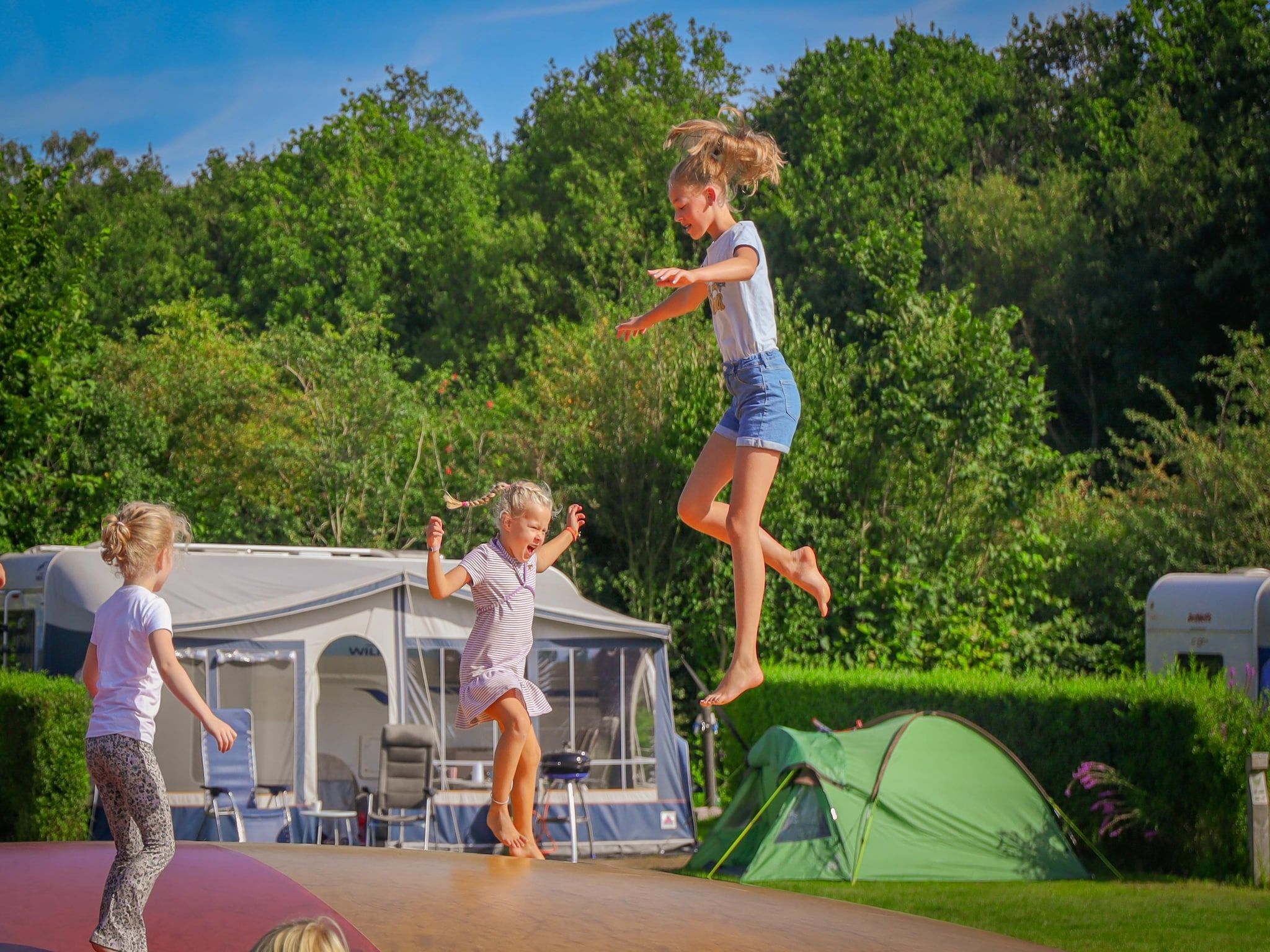Parkfaciliteiten bij Recreatiepark de Boshoek 1 in Voorthuizen