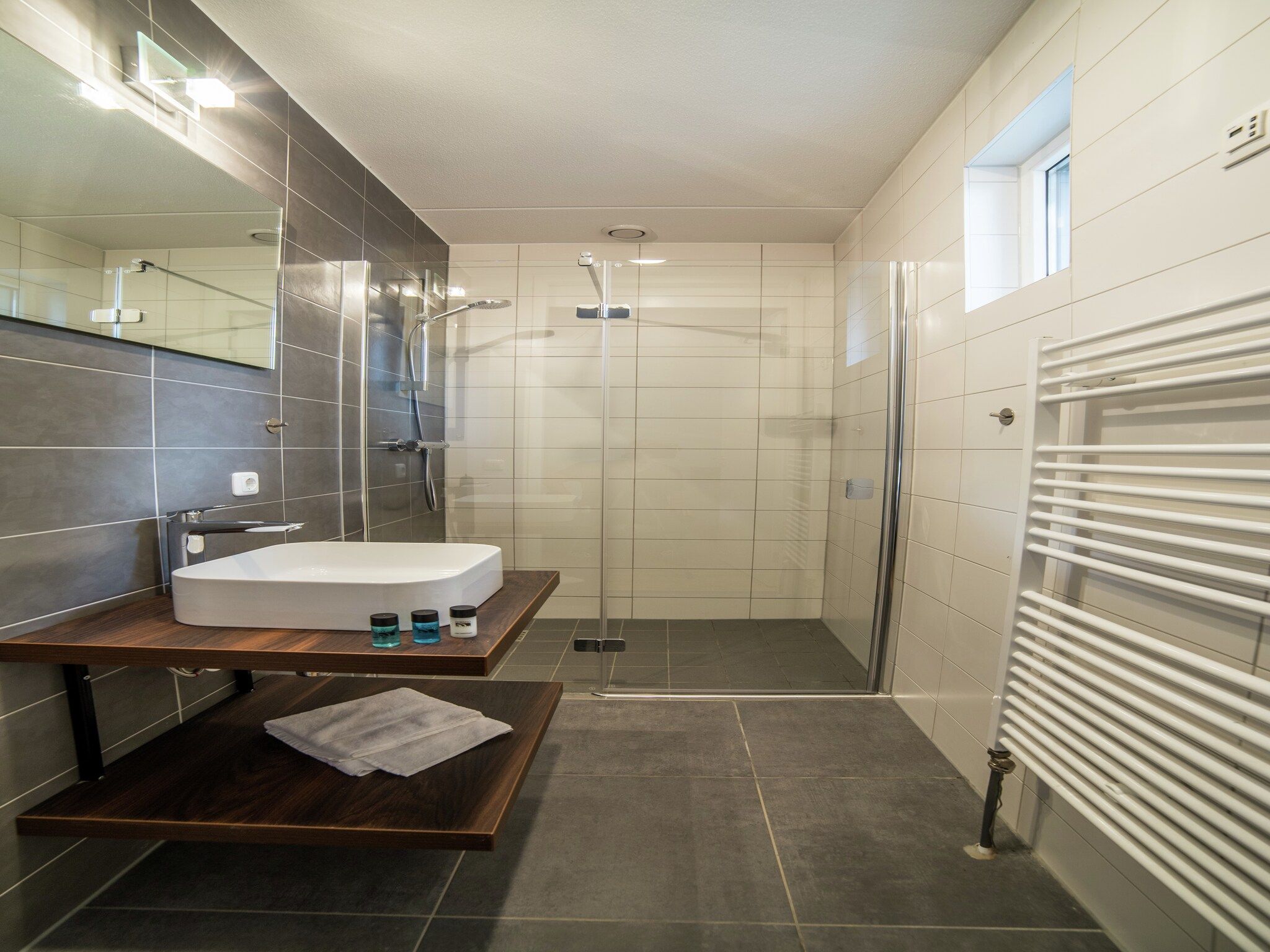 De badkamer van Resort Maastricht 7 in Maastricht