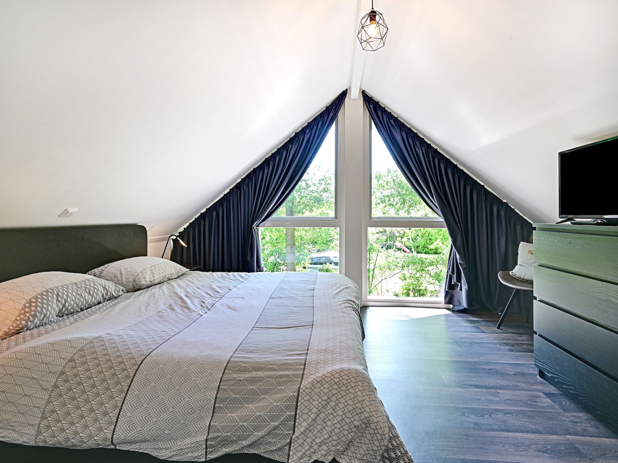 Een slaapkamer van Zijzicht in Reutum-Weerselo