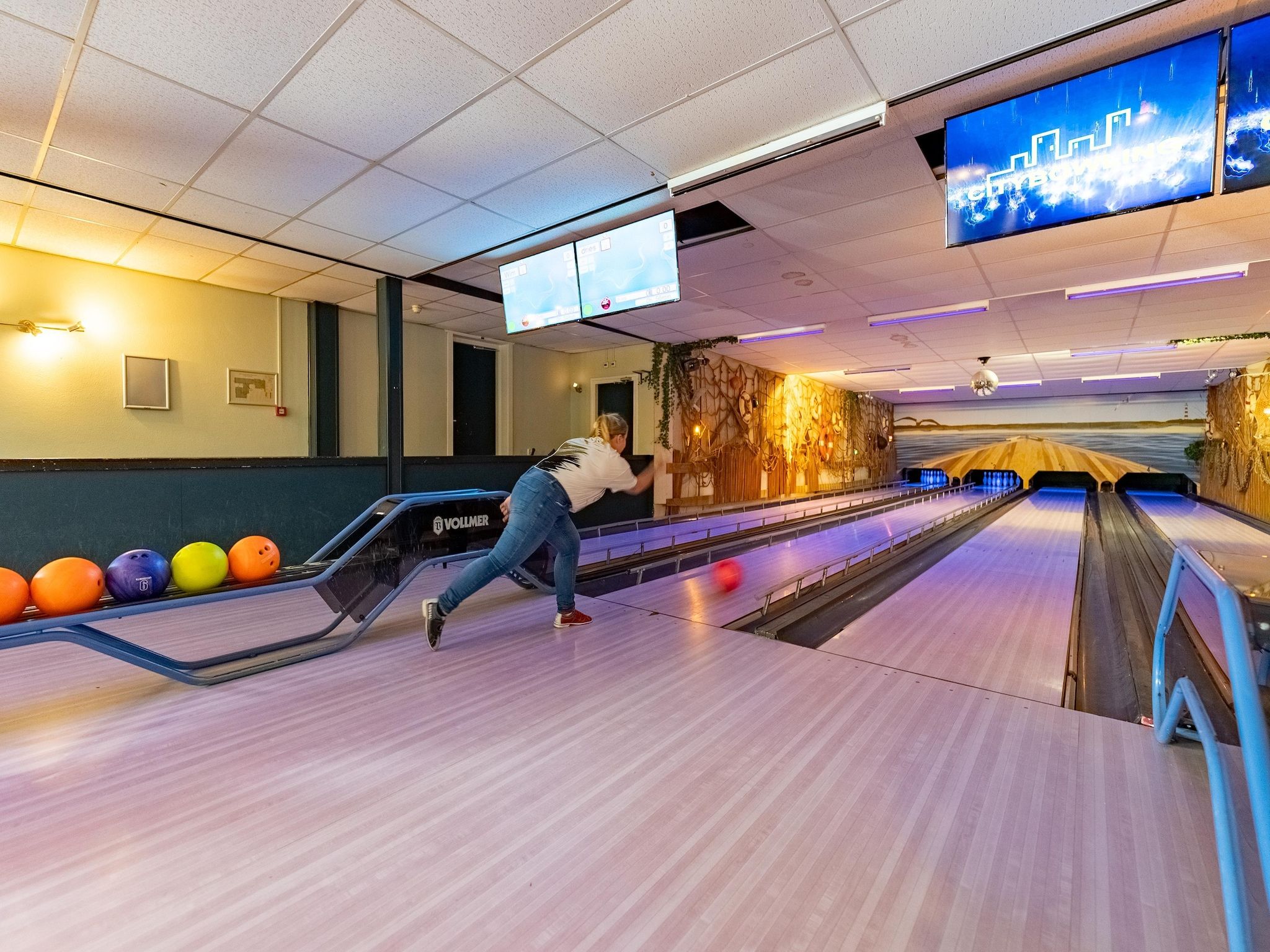 Parkfaciliteiten bij Vakantiepark Boomhiemke 11 in Hollum