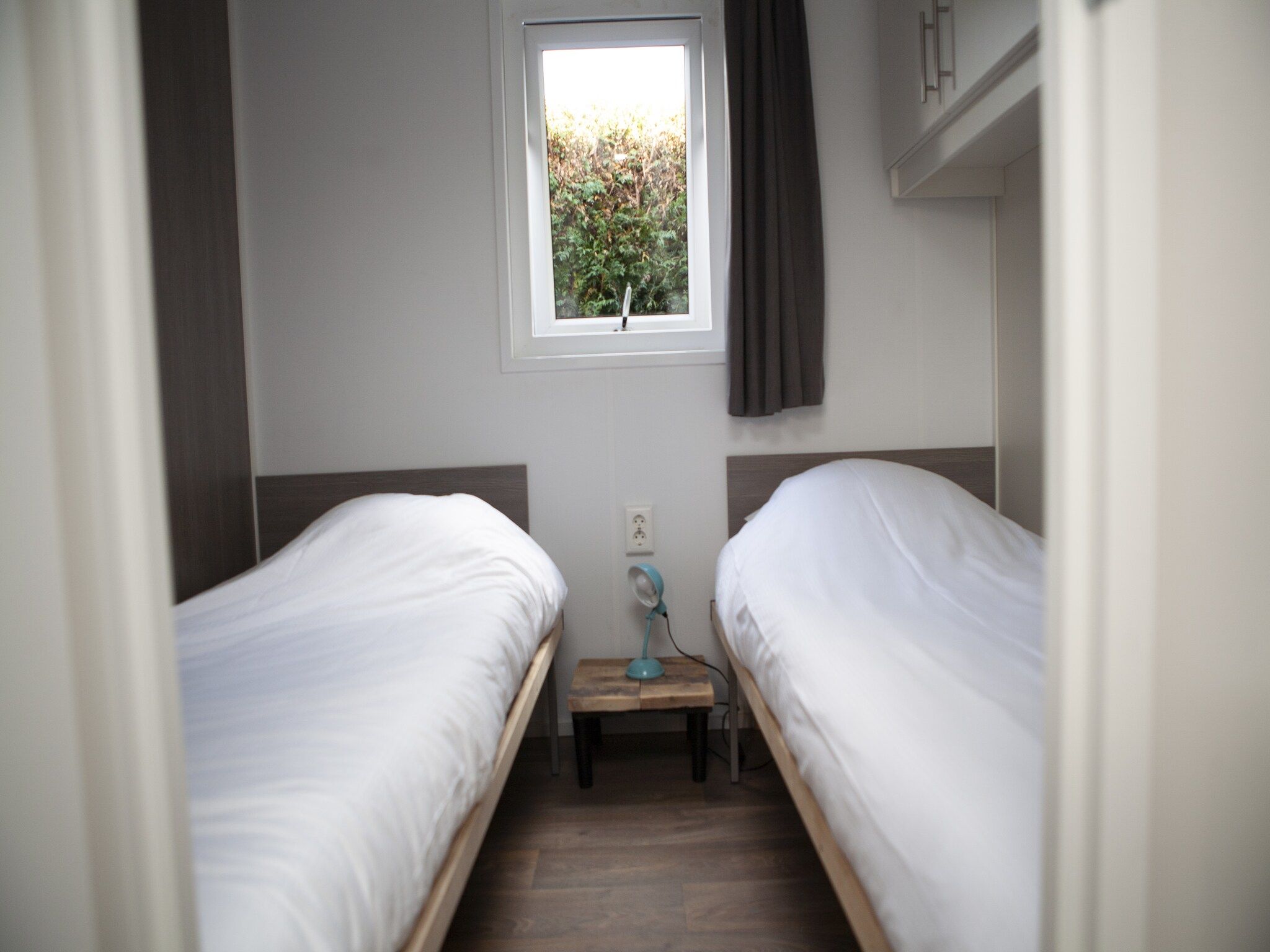 Een slaapkamer van Recreatiepark de Boshoek 4 in Voorthuizen