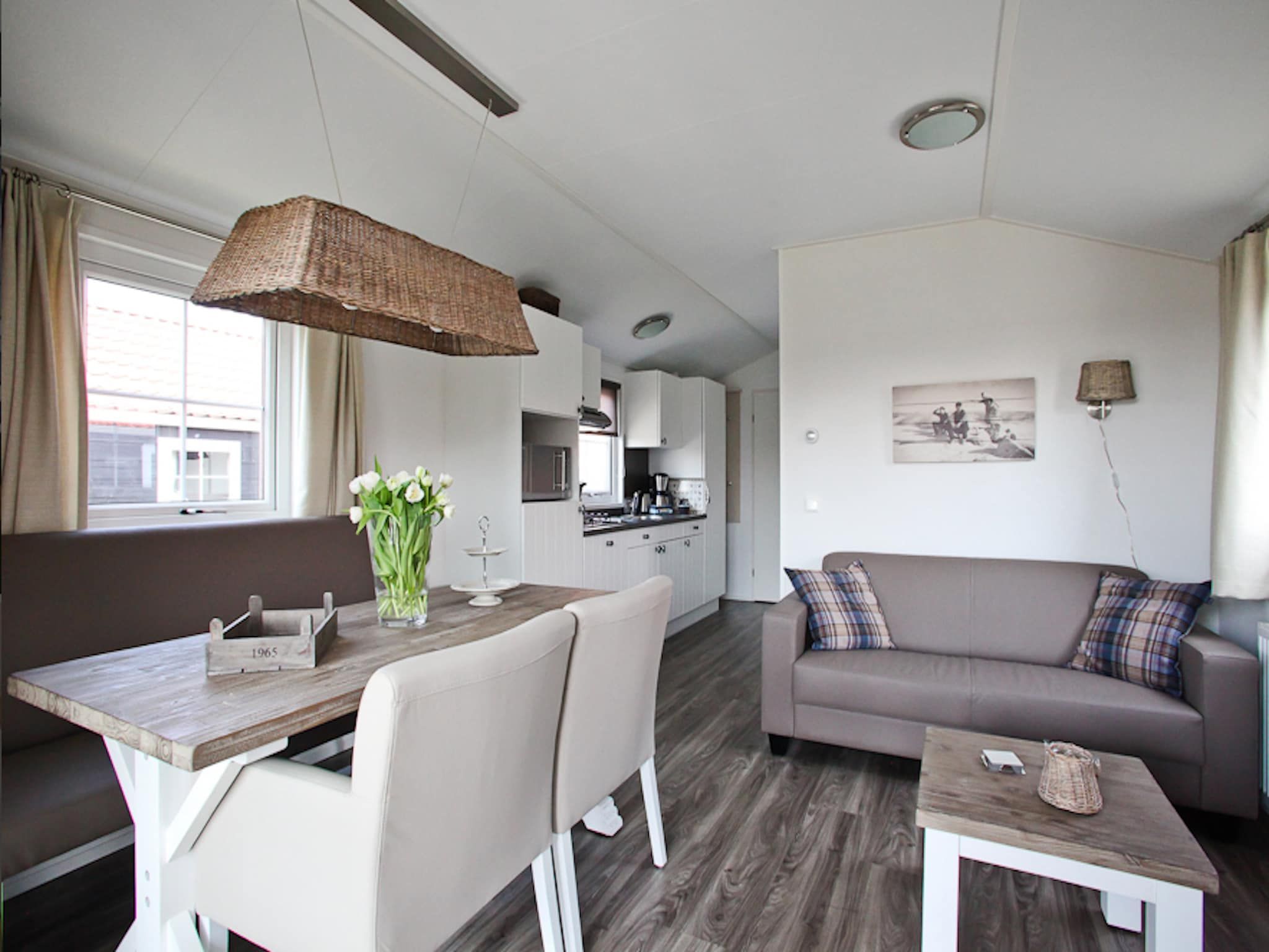 De keuken van Recreatiepark de Boshoek 7 in Voorthuizen