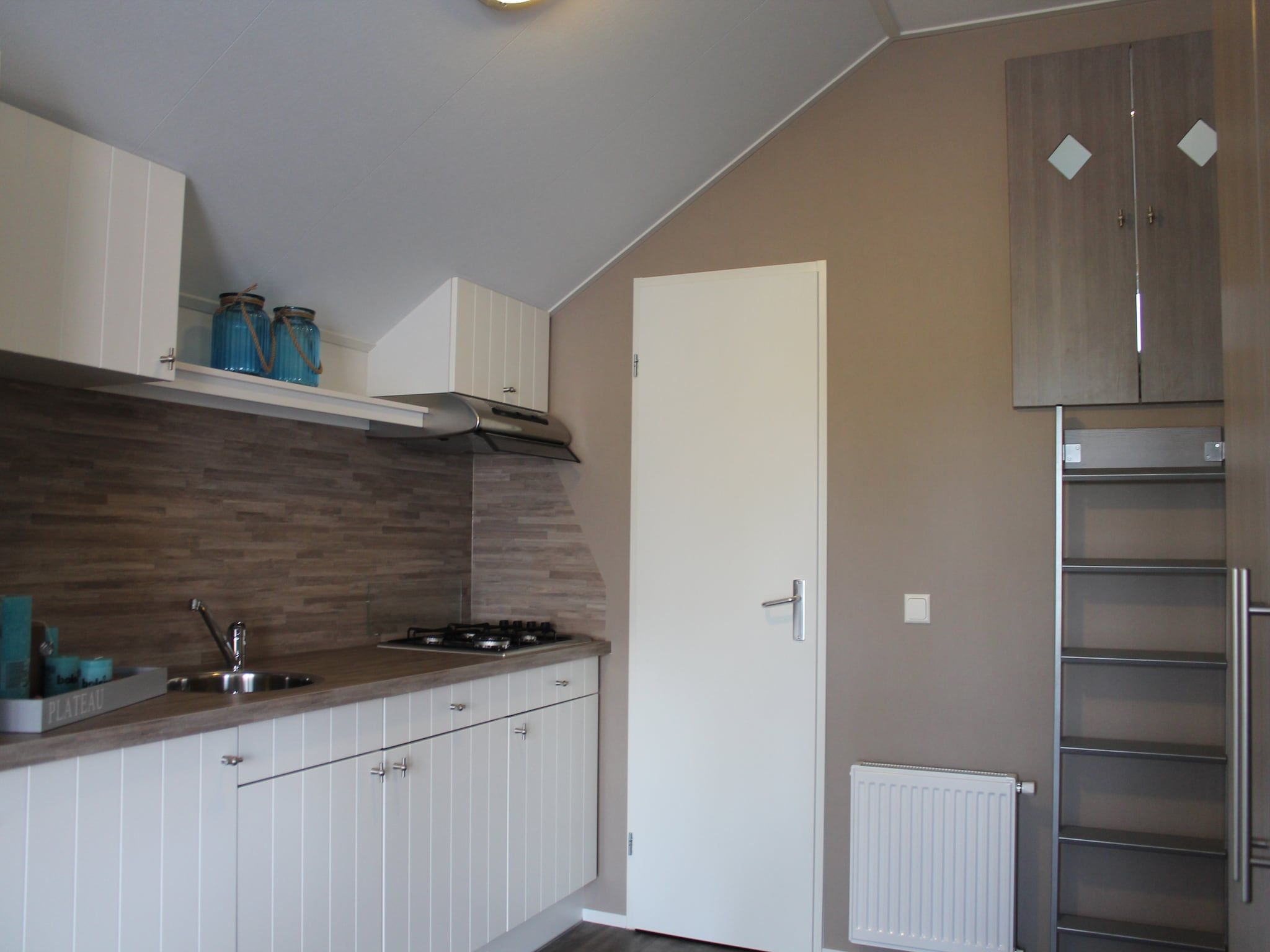 De keuken van Recreatiepark de Boshoek 7 in Voorthuizen