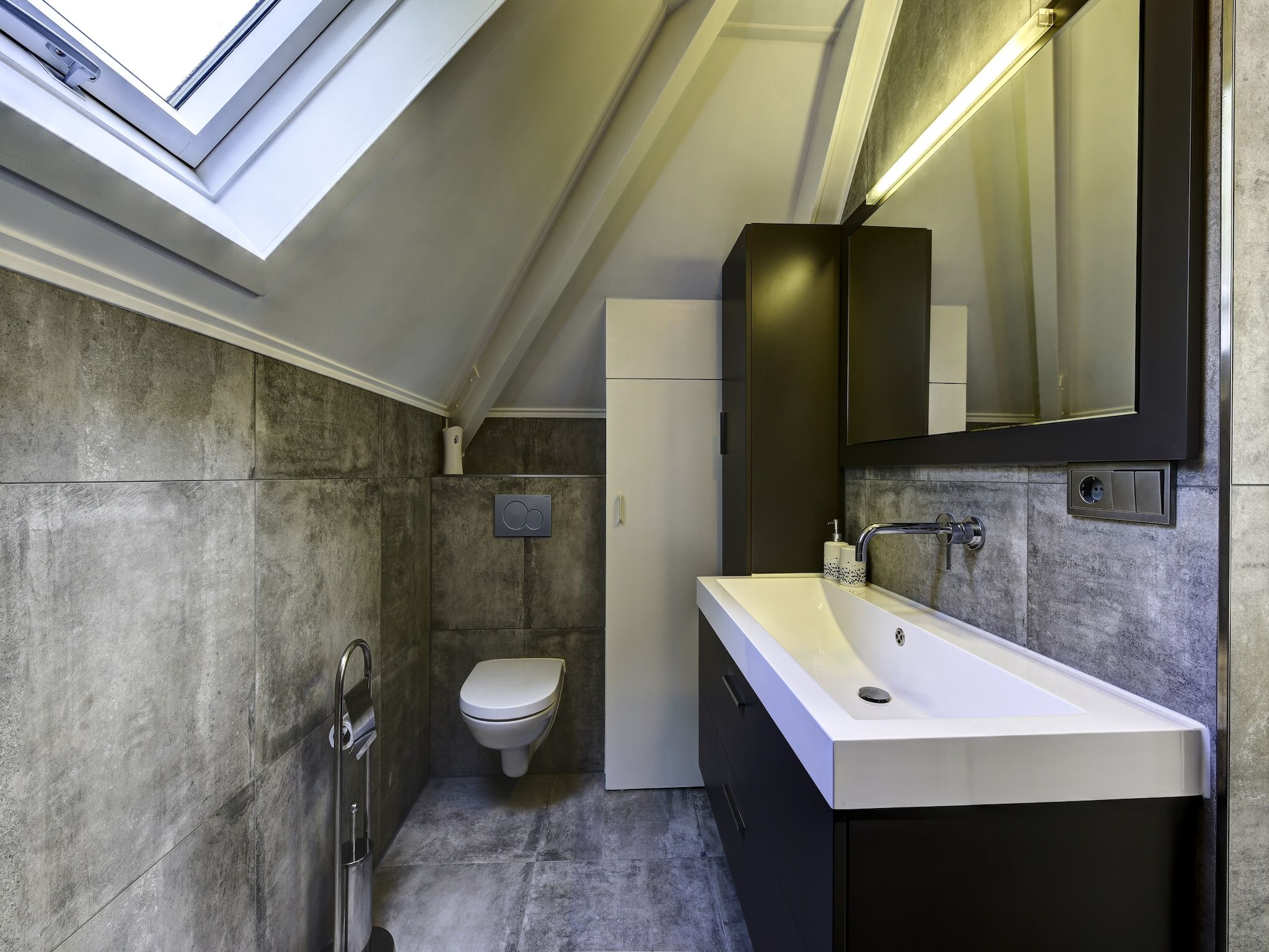 De badkamer van Buitenplaats Gerner 6 in Dalfsen