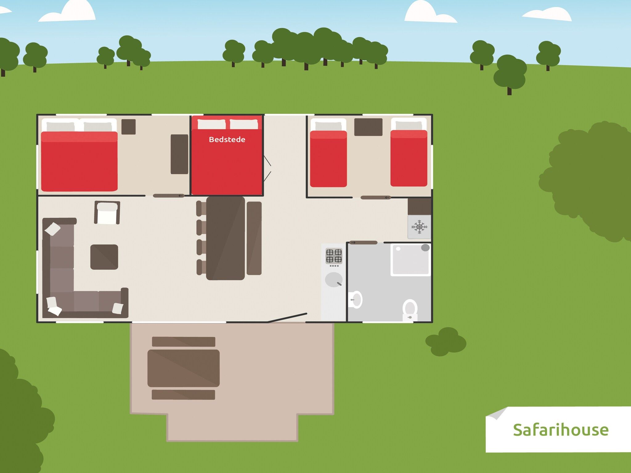 Voorzieningen bij Recreatiepark de Boshoek 19 in Voorthuizen