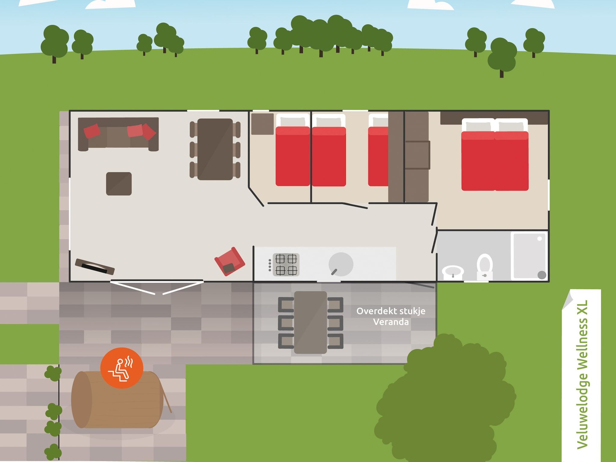 Voorzieningen bij Recreatiepark de Boshoek 20 in Voorthuizen