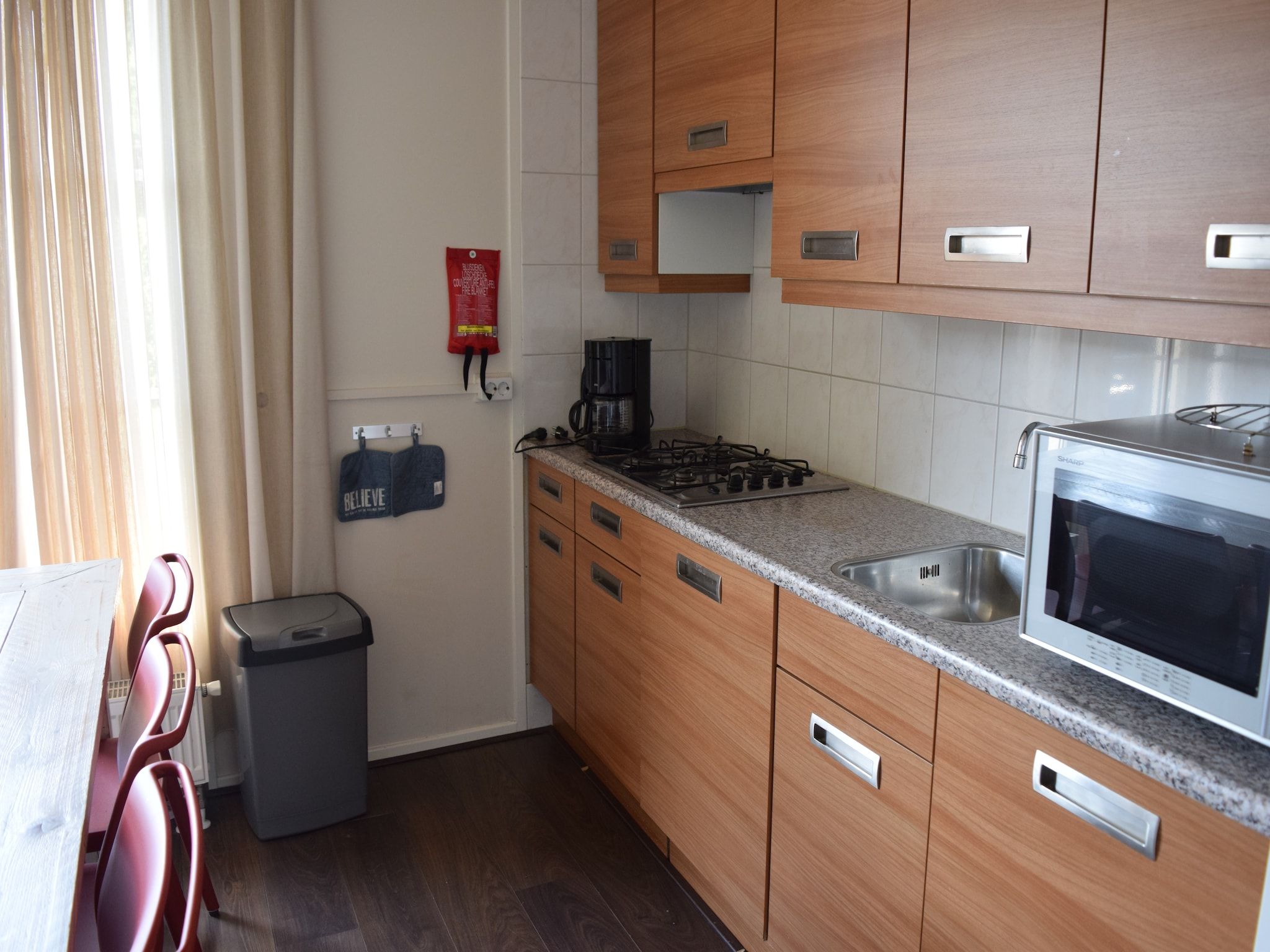 De keuken van Recreatiepark de Boshoek 11 in Voorthuizen